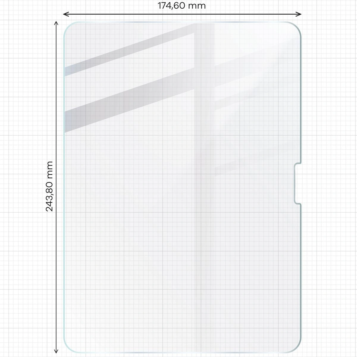 Kryt Bizon Film Tab Papirus Apple iPad Air 11" 6 gen. 2024 [2 PACK]