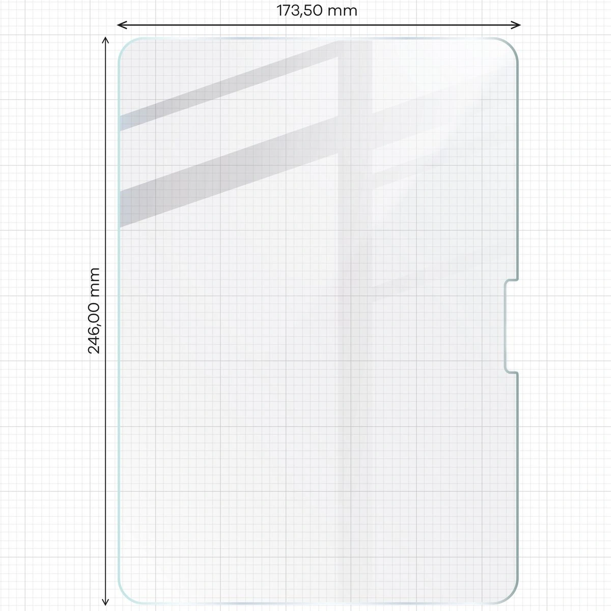 Kryt Bizon Film Tab Papirus Apple iPad Pro 11" 5 gen. 2024 [2 PACK]