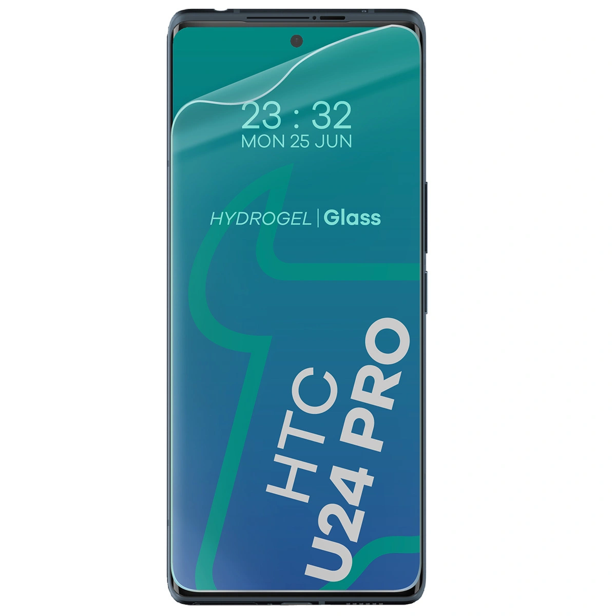Ochranné sklo Bizon Glass Hydrogel Front HTC U24 Pro [2 PACK]