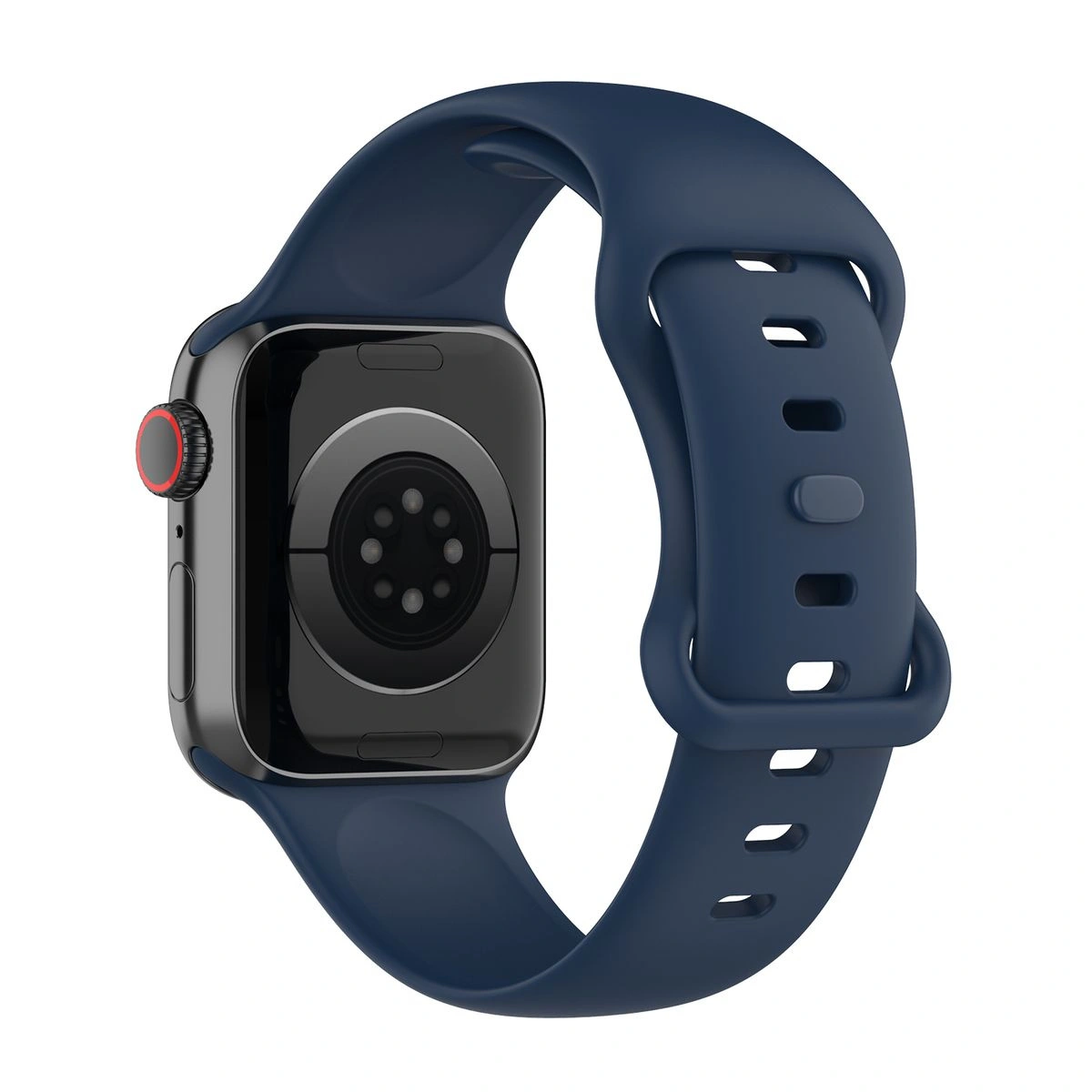 Bizon Strap Watch Silicone Apple Watch 44/45/46/49 mm navy blue