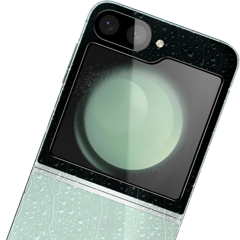 Ochranné sklo Bizon Glass Lens camera glass + outer screen glass Samsung Galaxy Z Flip 6 / 7 FE [2 PACK]