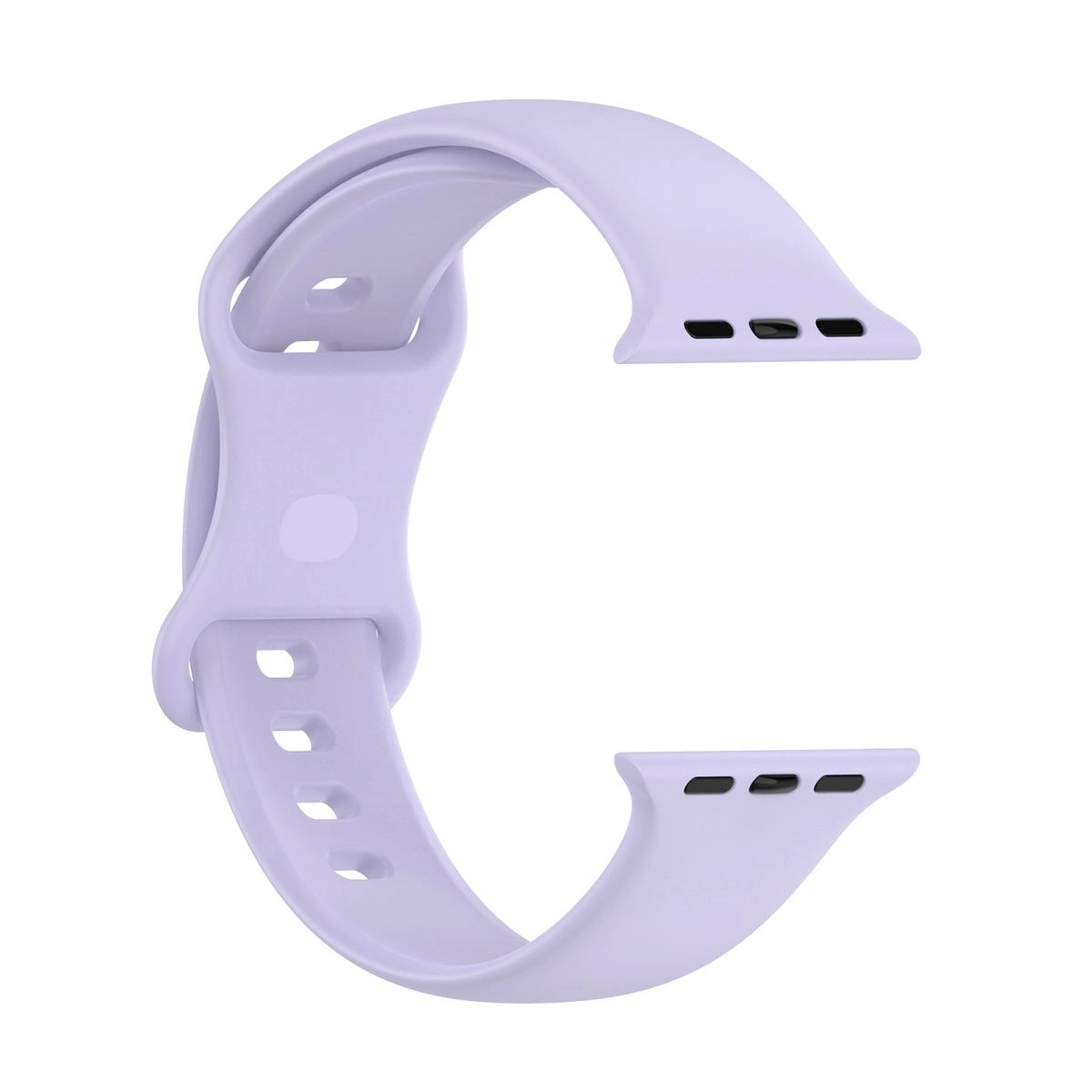 Bizon Strap Watch Silicone Apple Watch 44/45/49 mm light purple