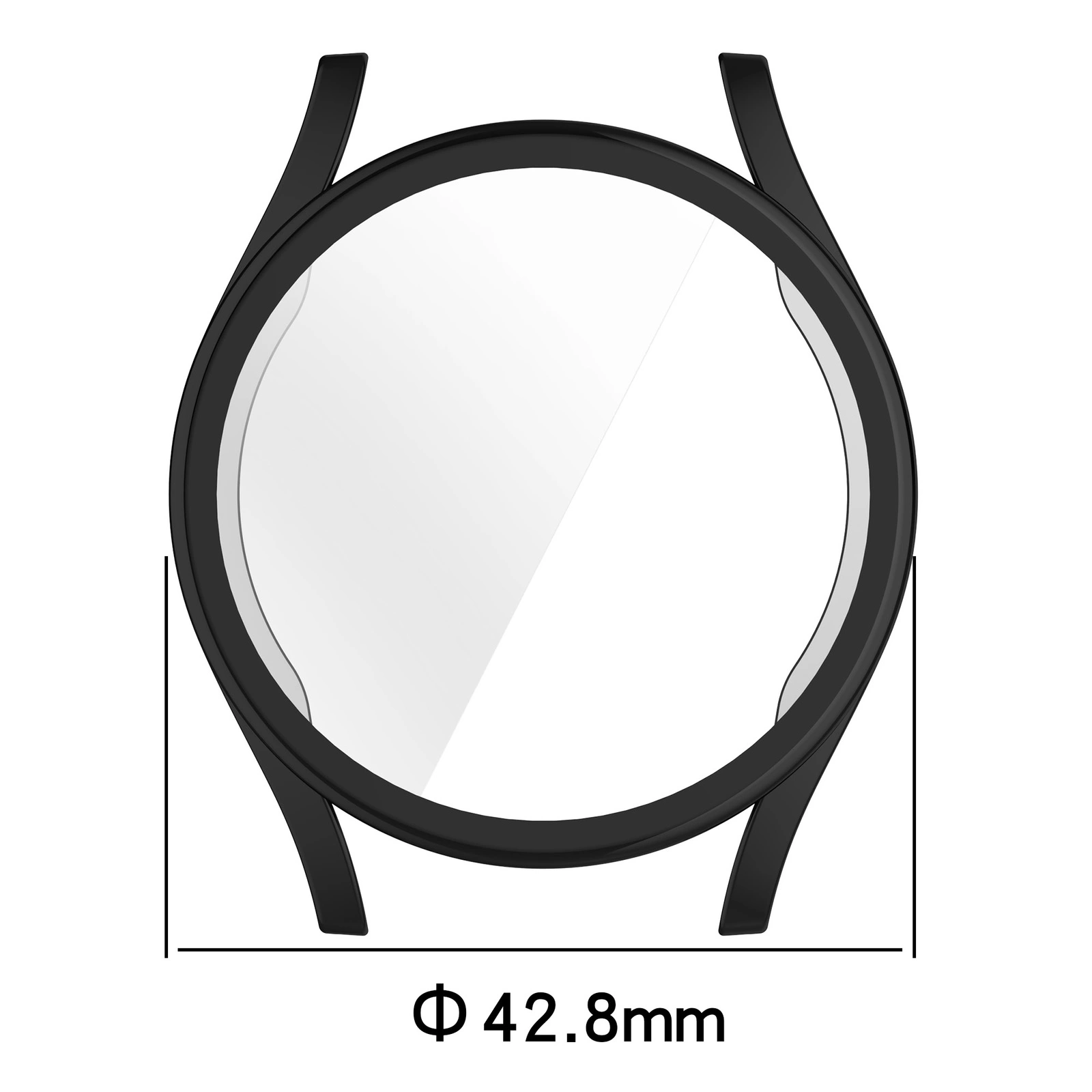 Kryt Bizon Case Watch Felipe Samsung Galaxy Watch 7 40 mm black
