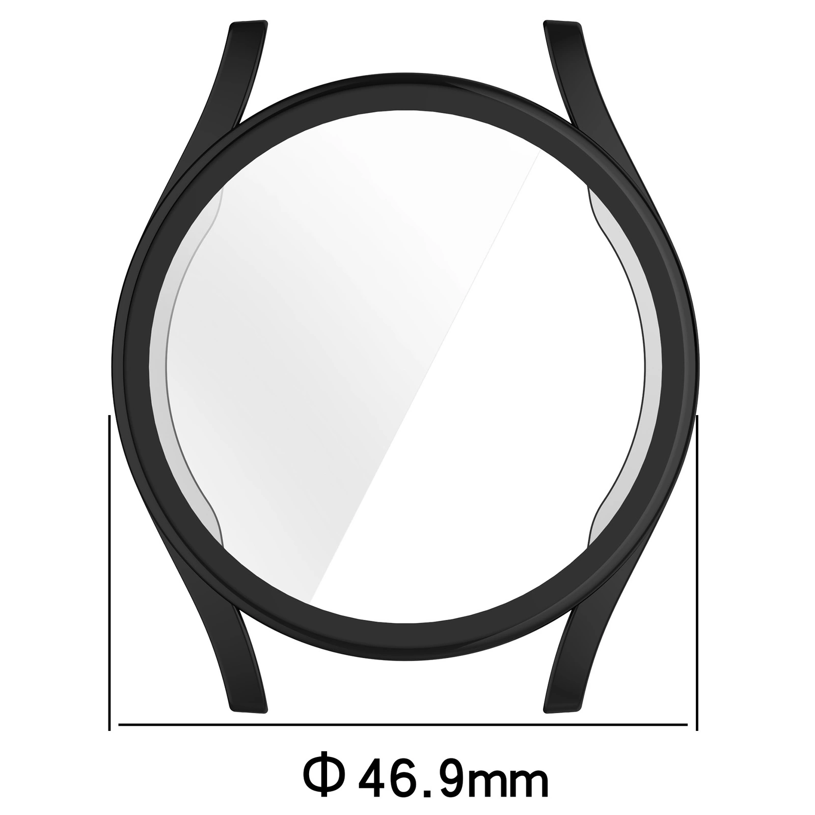 Kryt Bizon Case Watch Felipe Samsung Galaxy Watch 7 44 mm black