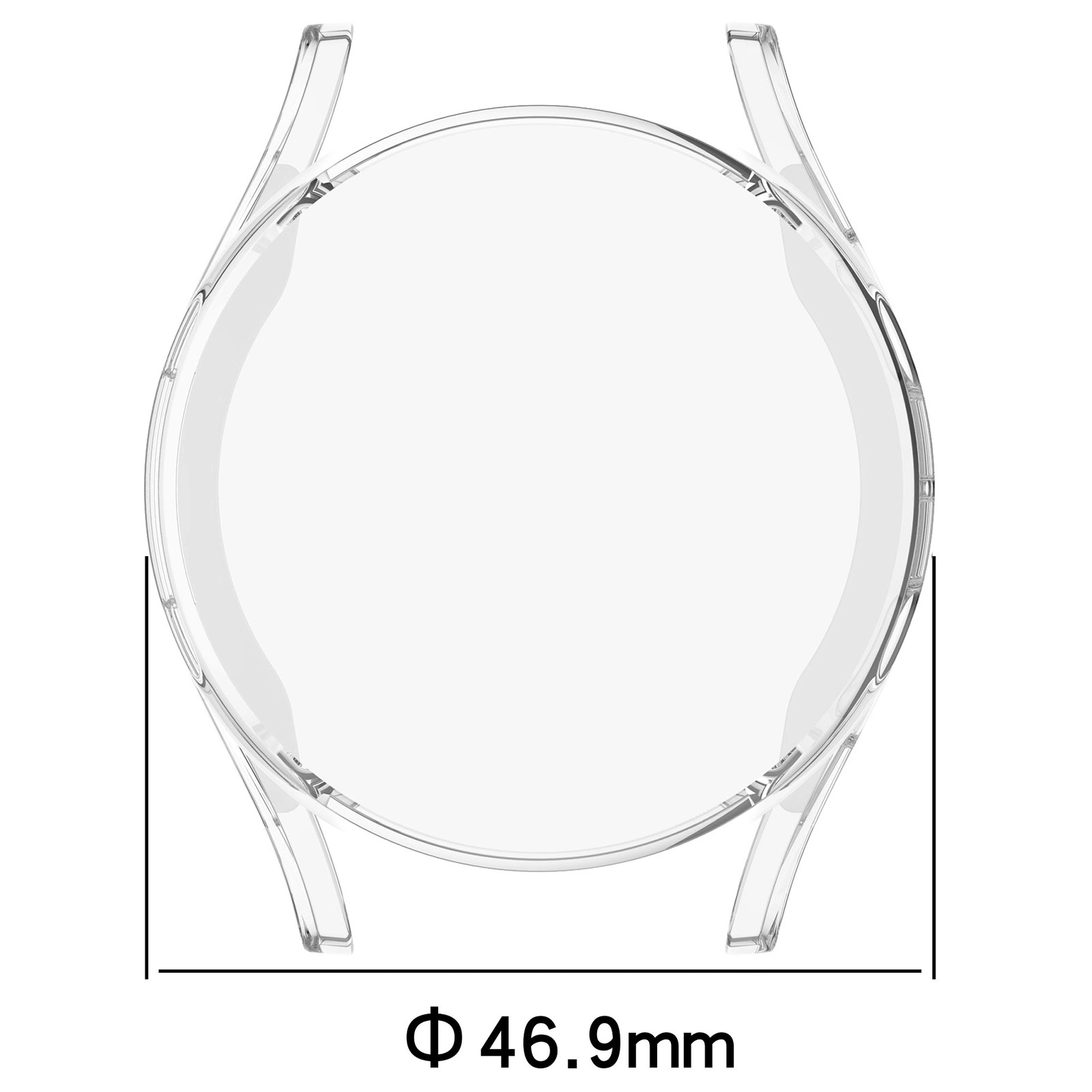 Kryt Bizon Case Watch Felipe Samsung Galaxy Watch 7 44 mm clear