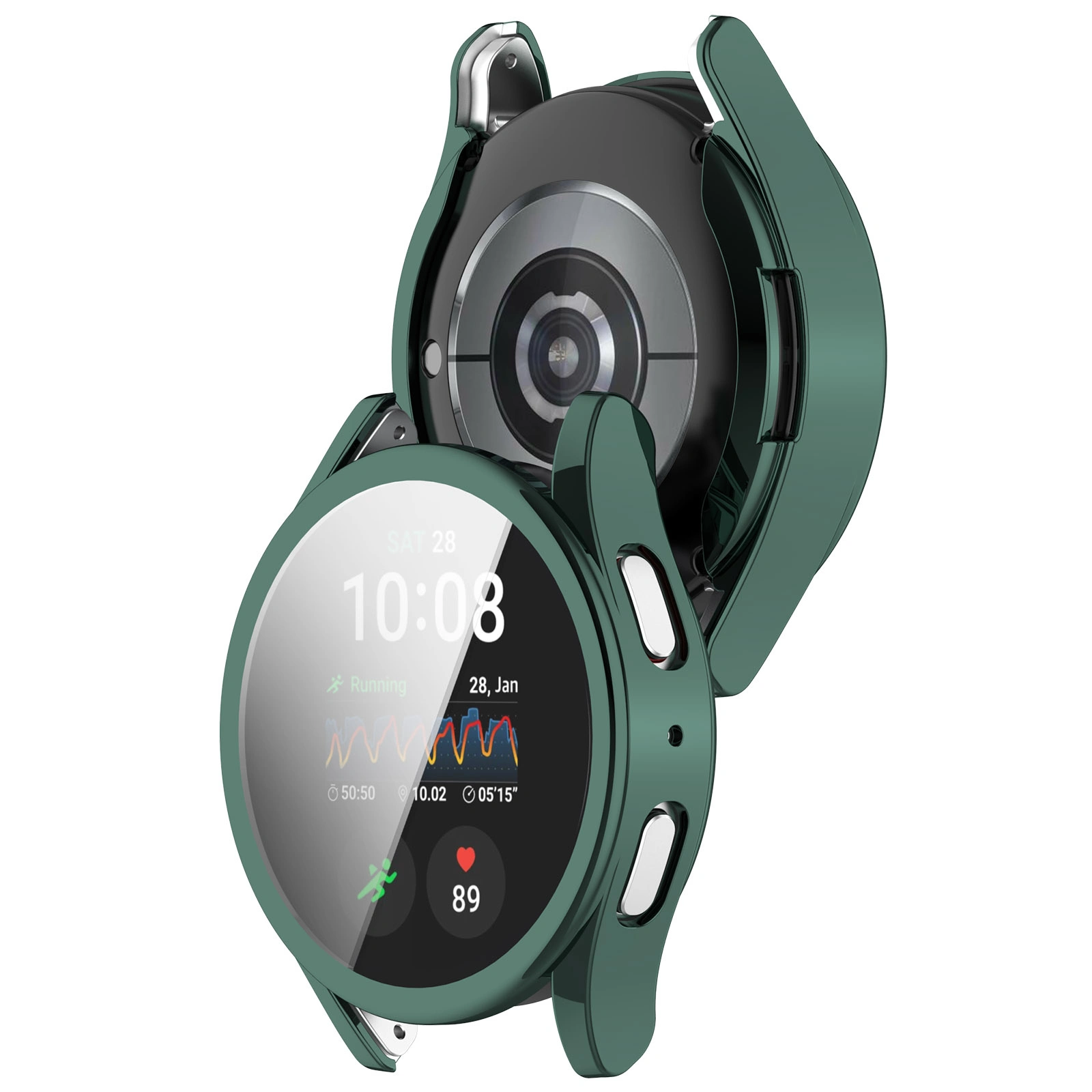 Kryt Bizon Case Watch Felipe Samsung Galaxy Watch 7 44 mm green