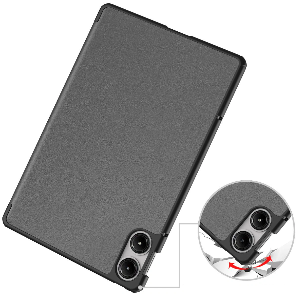 Kryt Bizon Case Tab Croc Xiaomi Redmi Pad Pro 12.1 grey