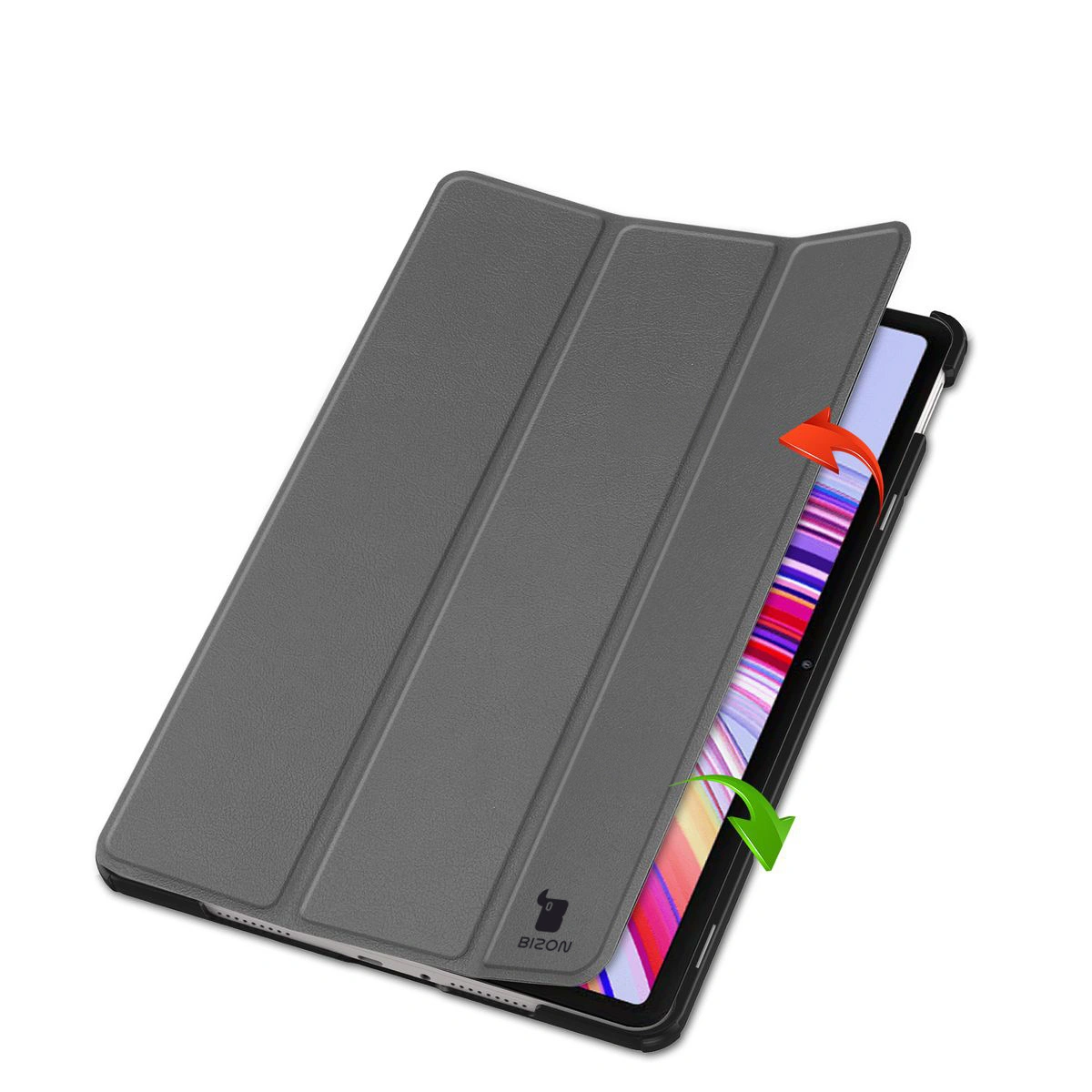 Kryt Bizon Case Tab Croc Xiaomi Redmi Pad Pro 12.1 grey