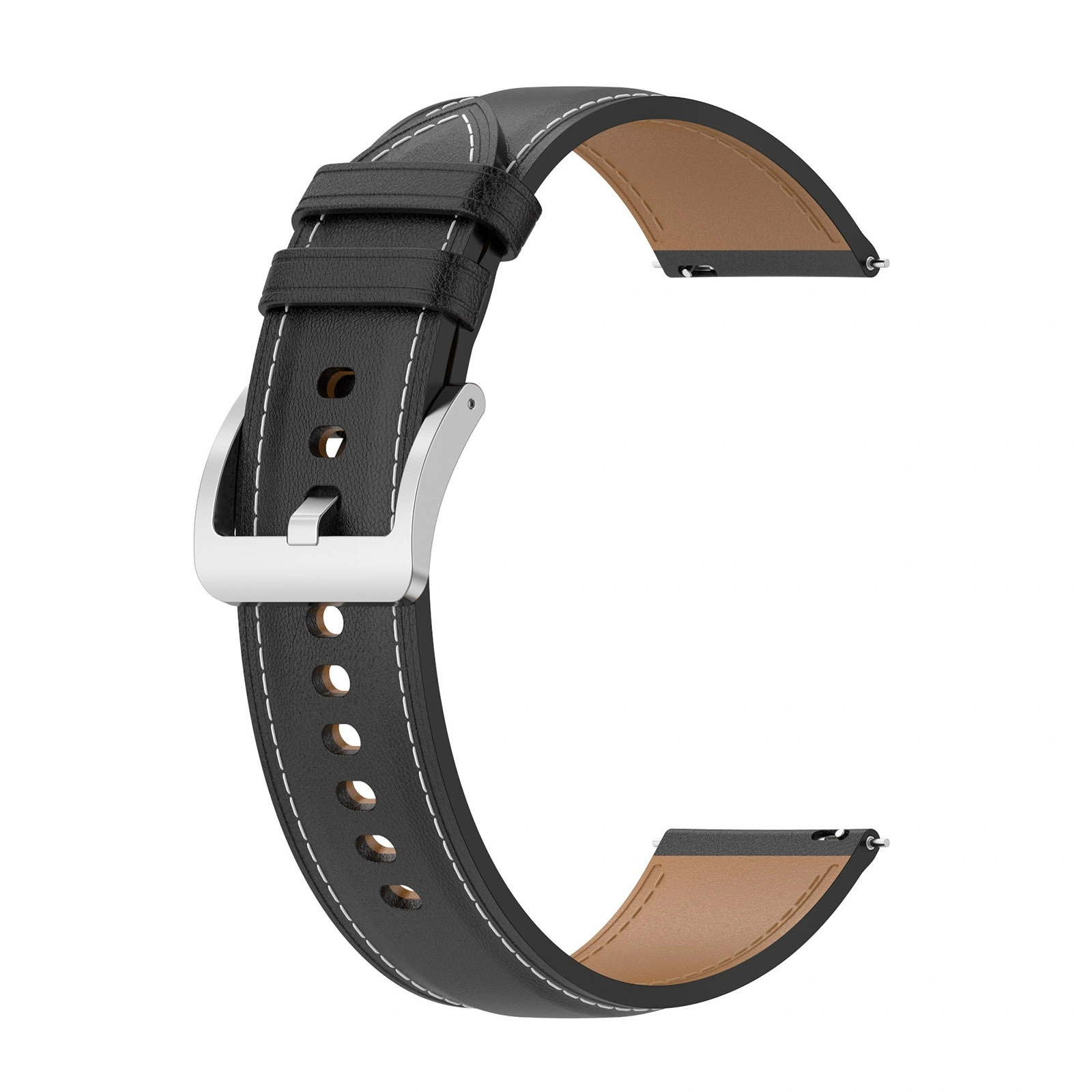 Kryt Bizon Strap Watch Casual Samsung Galaxy Watch FE/7/6/6 Classic/5/5Pro/4/4 Classic black