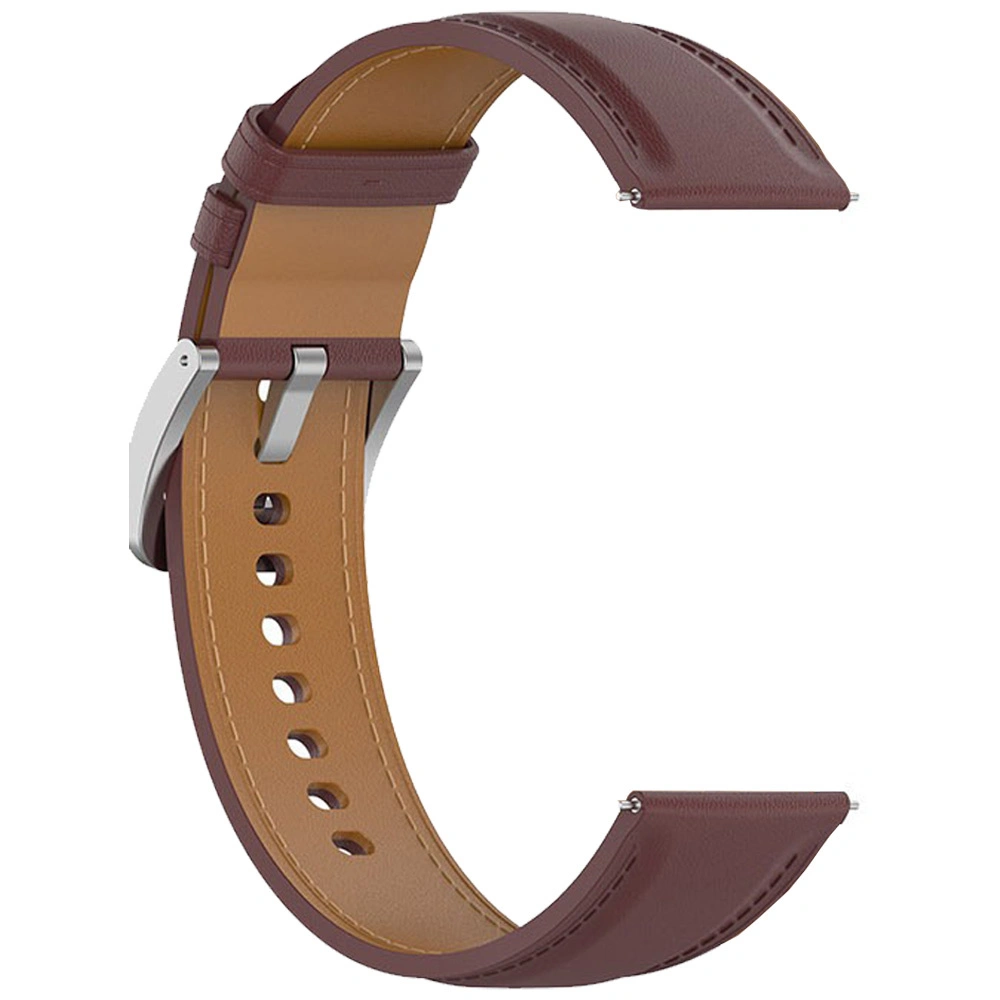 Kryt Bizon Strap Watch Casual Samsung Galaxy Watch FE/7/6/6 Classic/5/5Pro/4/4 Classic dark brown