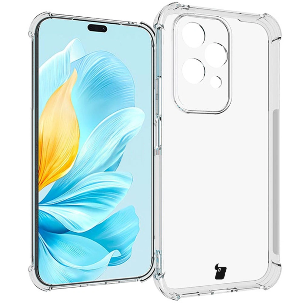Kryt Bizon Case Clear Pack flexible case + 2x screen film Honor 200 Lite clear