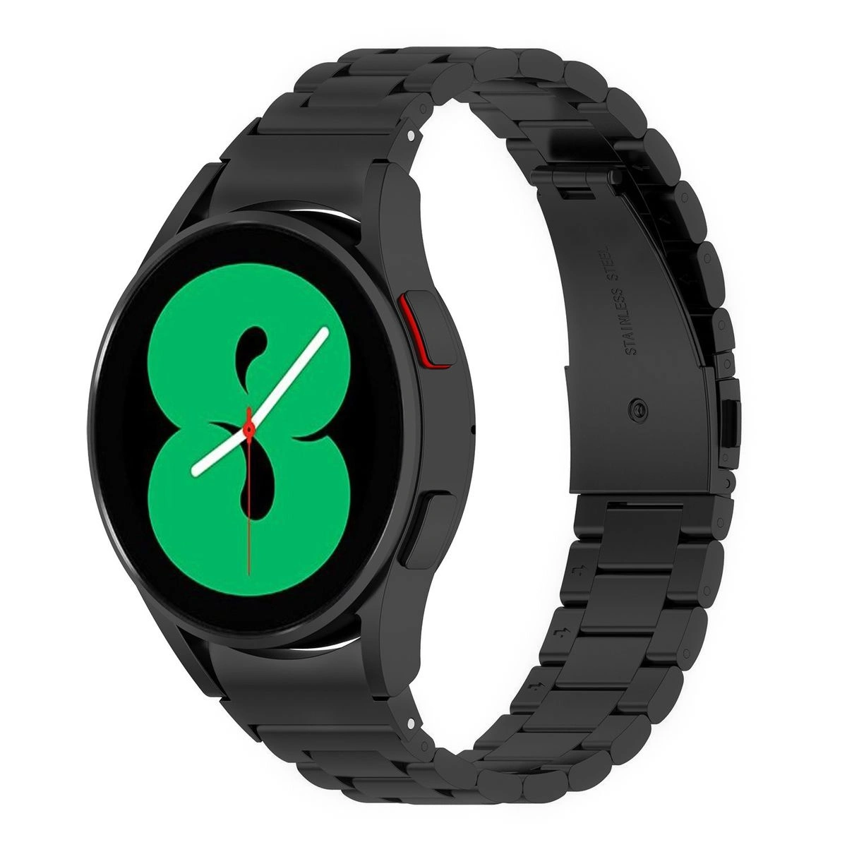 Kryt Bizon Strap Watch Aura Samsung Galaxy Watch FE/7/6/6 Classic/5/5 Pro/4/4 Classic black