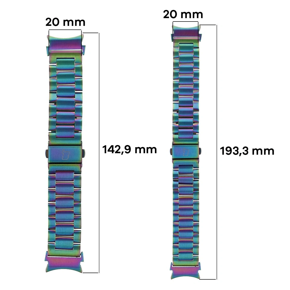 Kryt Bizon Strap Watch Aura Samsung Galaxy Watch FE/7/6/6 Classic/5/5 Pro/4/4 Classic rainbow