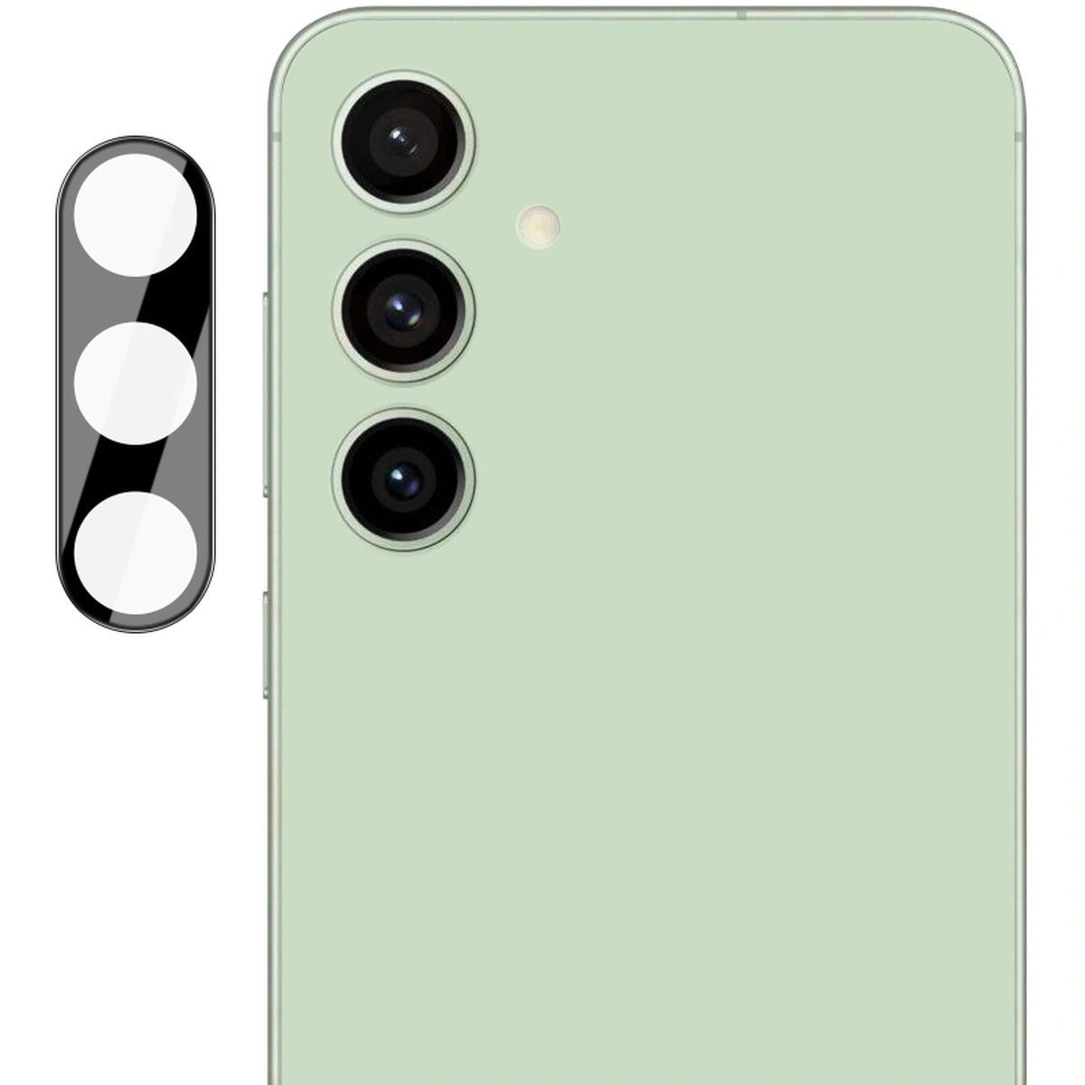 Ochranné sklo Bizon Glass Lens Samsung Galaxy S24 FE [2 PACK]