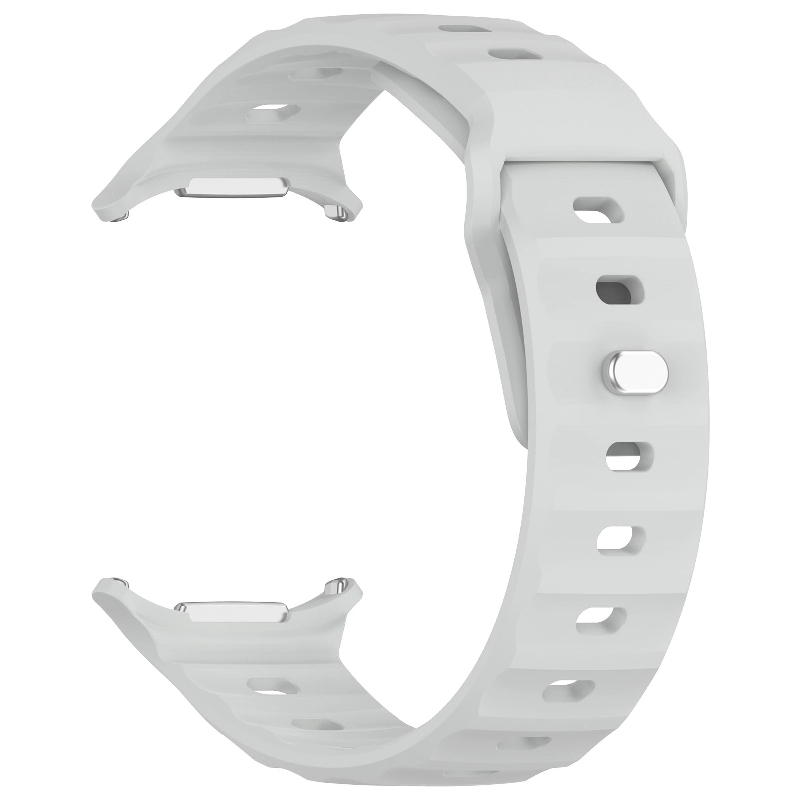 Kryt Bizon Strap Watch Silicone Samsung Galaxy Watch Ultra 47 mm light grey