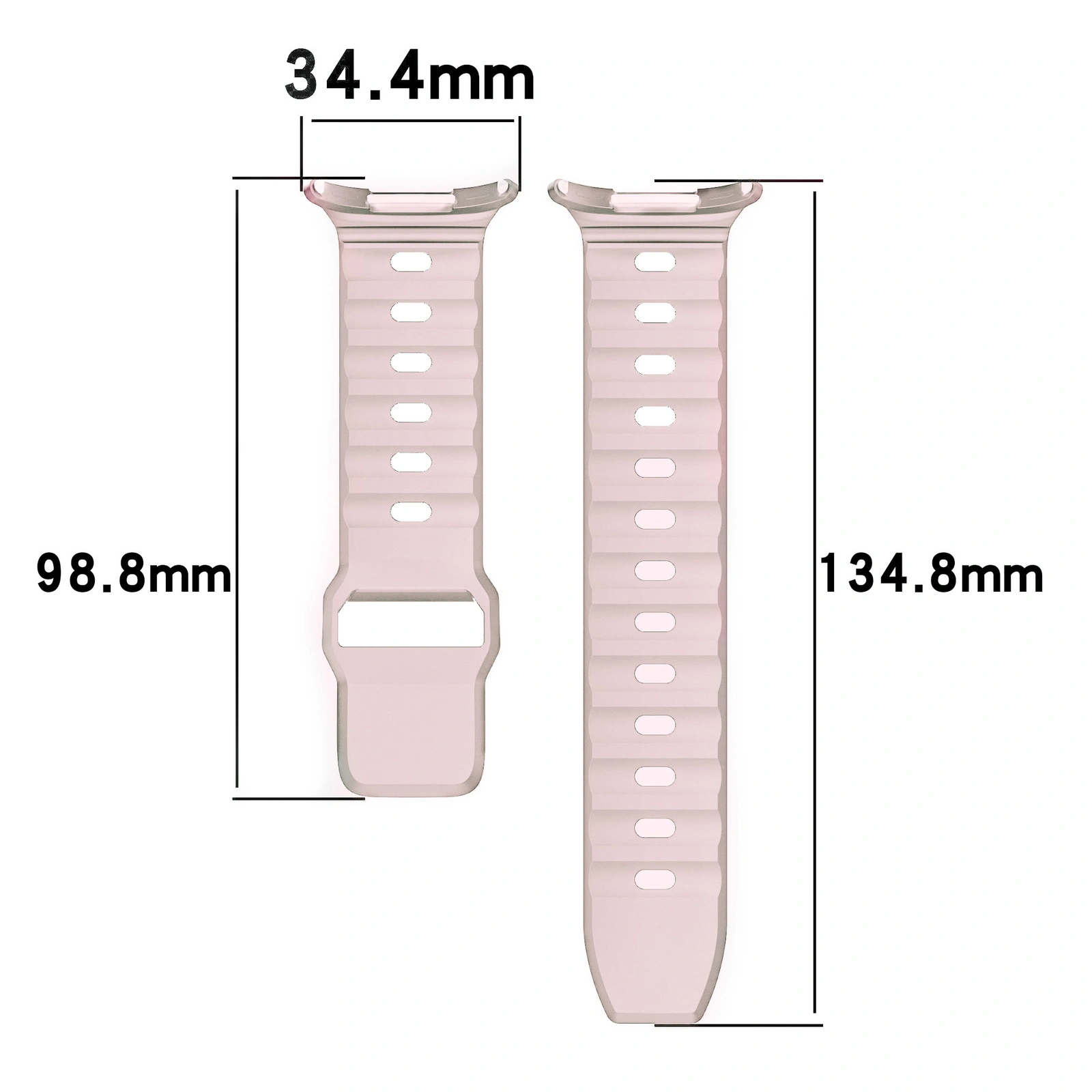 Kryt Bizon Strap Watch Silicone Samsung Galaxy Watch Ultra 47 mm pink