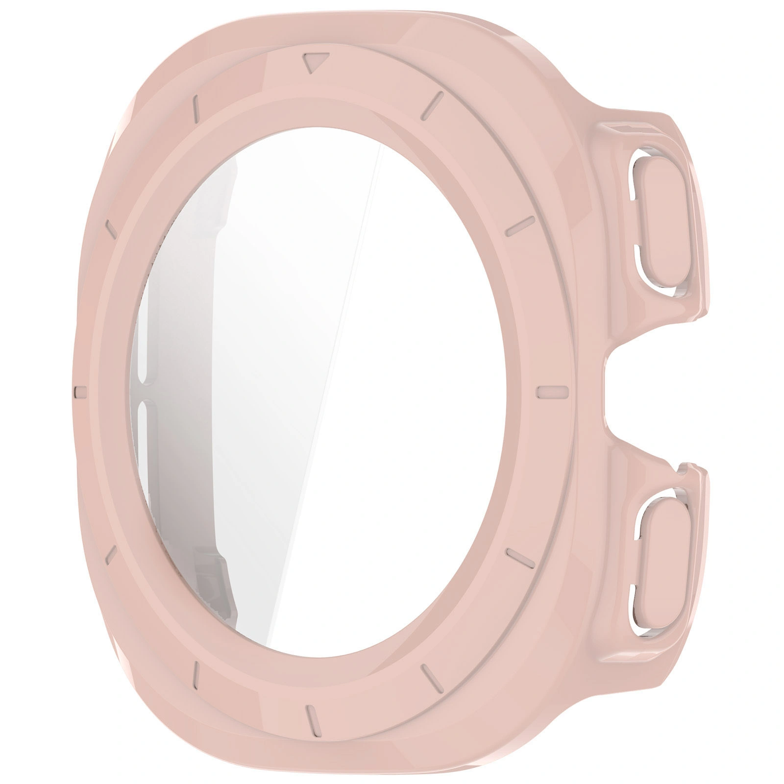 Kryt Bizon Case+Glass Watch Samsung Galaxy Watch Ultra 47 mm pink