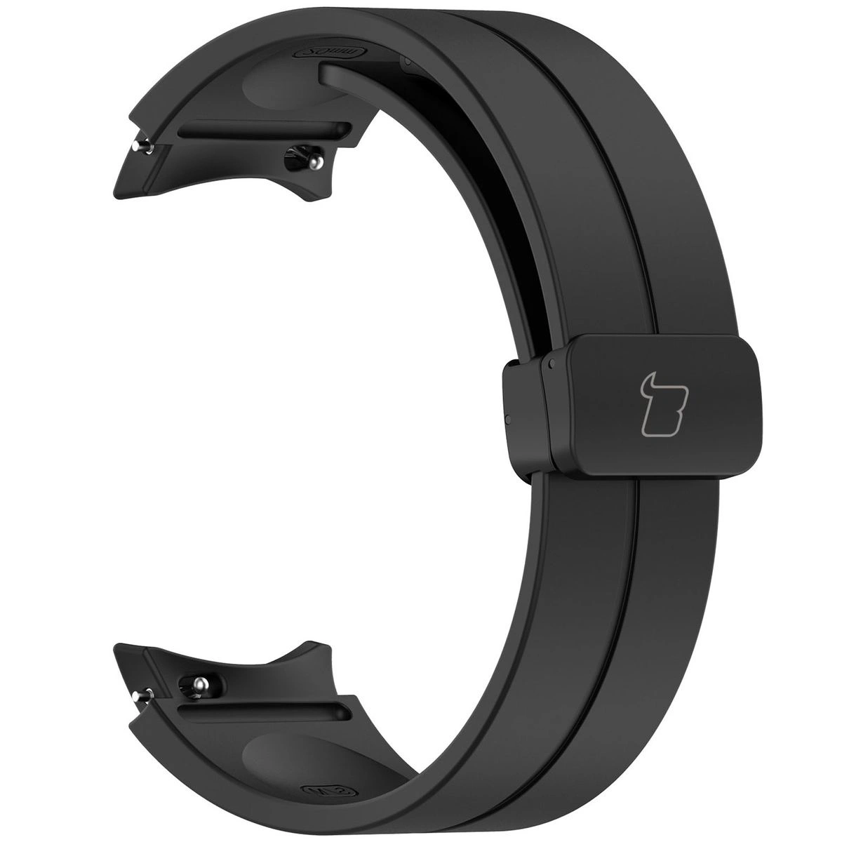 Kryt Bizon Strap Watch Silicone Samsung Galaxy Watch FE/7/6/6 Classic/5/5 Pro/4/4 Classic black