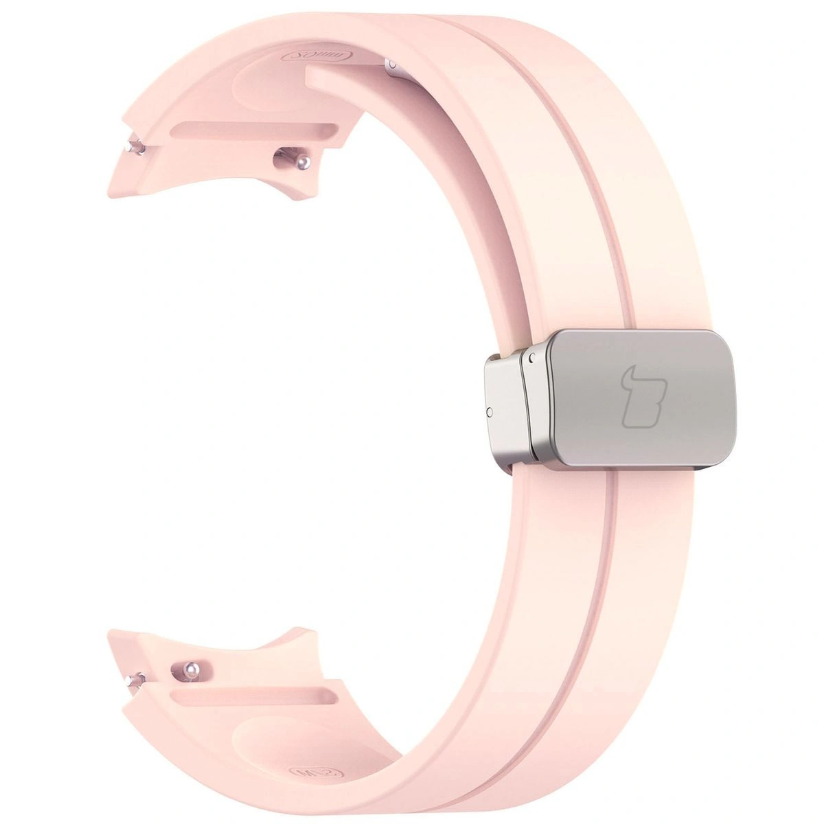 Kryt Bizon Strap Watch Silicone Samsung Galaxy Watch FE/7/6/6 Classic/5/5 Pro/4/4 Classic light rose