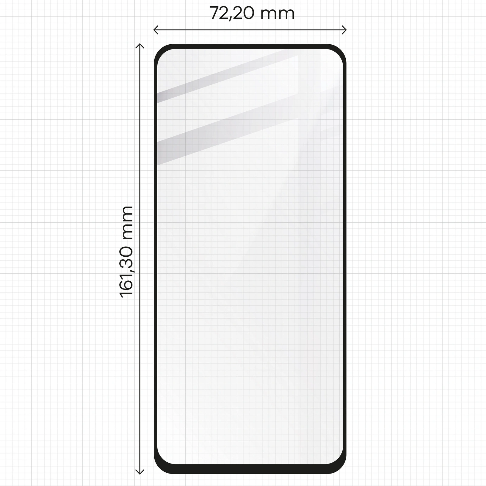 Ochranné sklo Bizon Glass Edge 2 Realme 12 4G black
