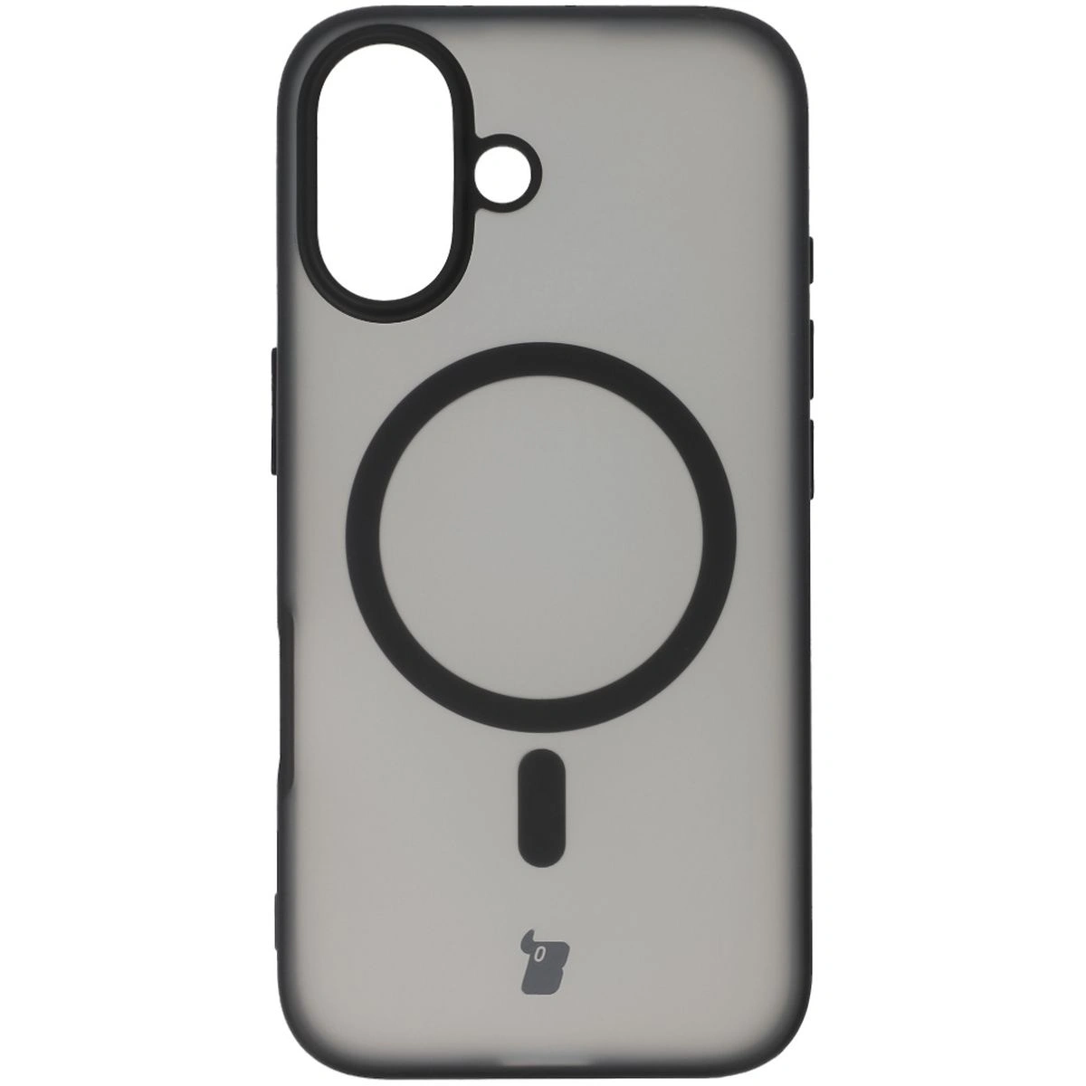 Kryt Bizon Case MatteO Apple iPhone 16 transparent with black frame