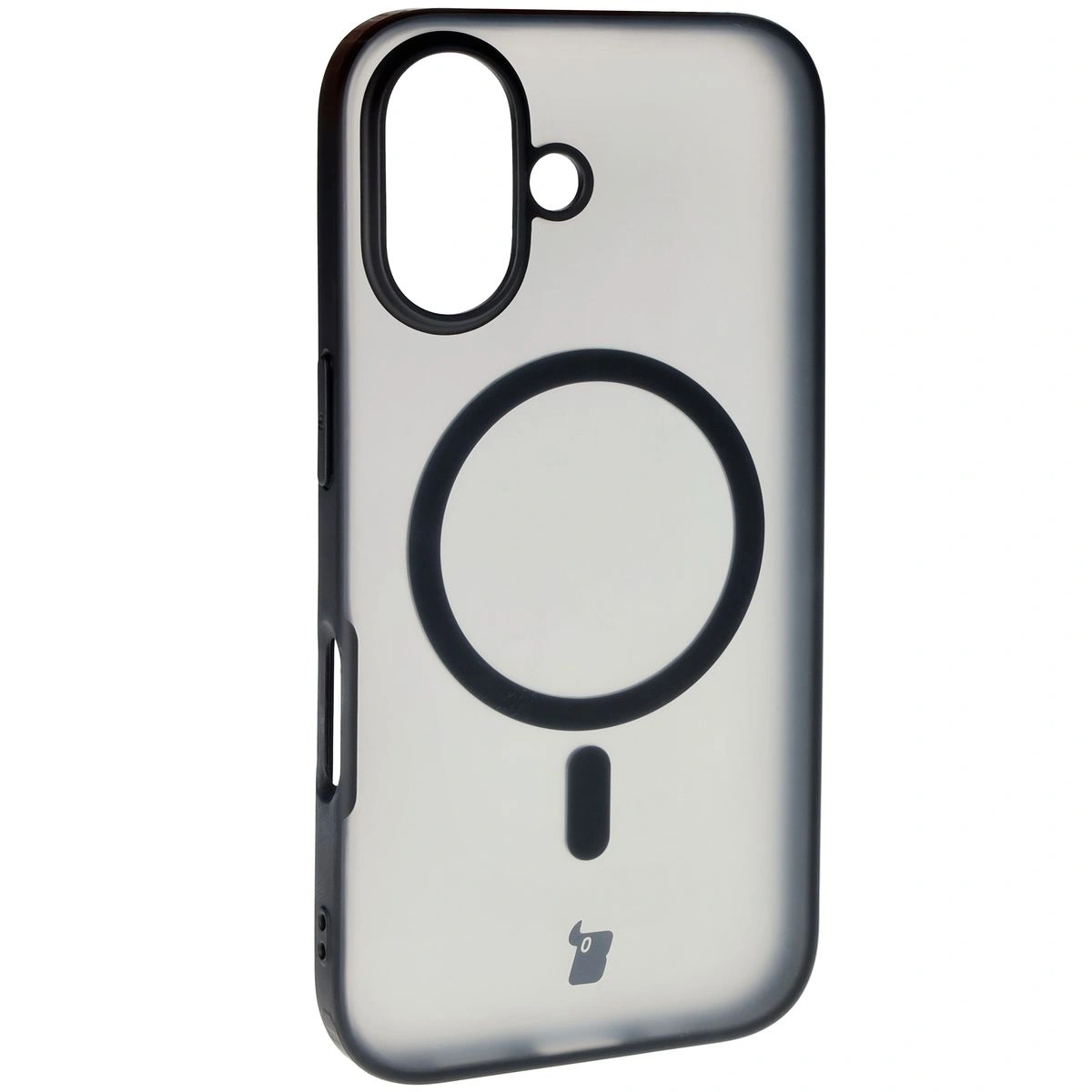 Kryt Bizon Case MatteO Apple iPhone 16 transparent with black frame