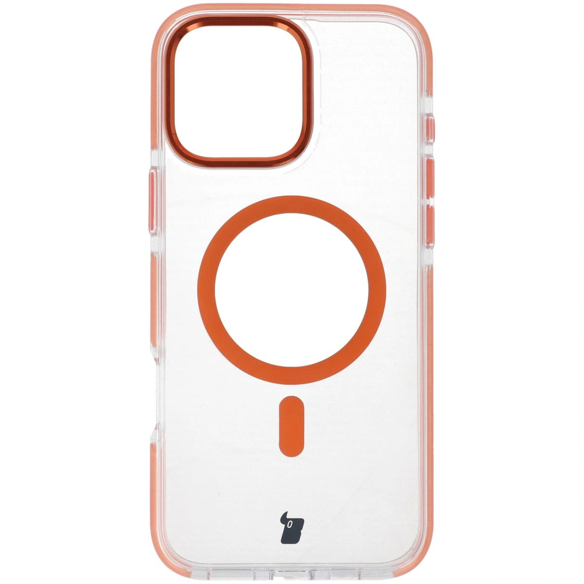 Kryt Bizon Case Marco Apple iPhone 16 Pro Max clear with orange frame