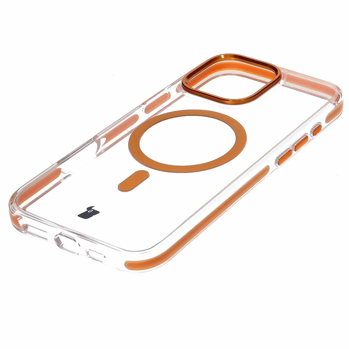 Kryt Bizon Case Marco Apple iPhone 16 Pro Max clear with orange frame