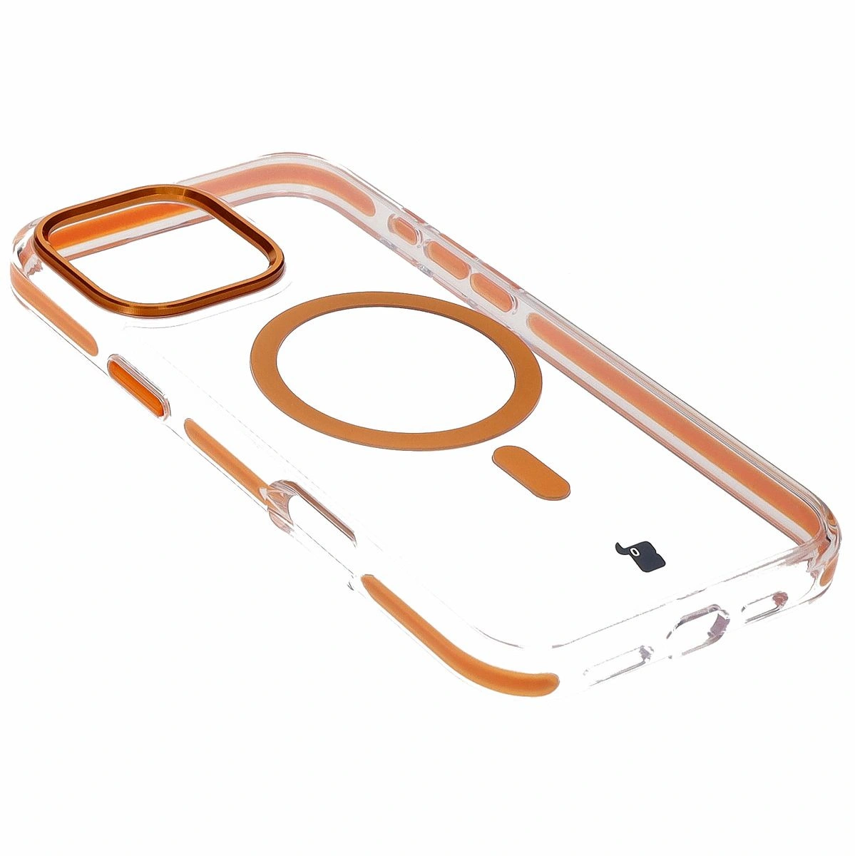 Kryt Bizon Case Marco Apple iPhone 16 Pro Max clear with orange frame