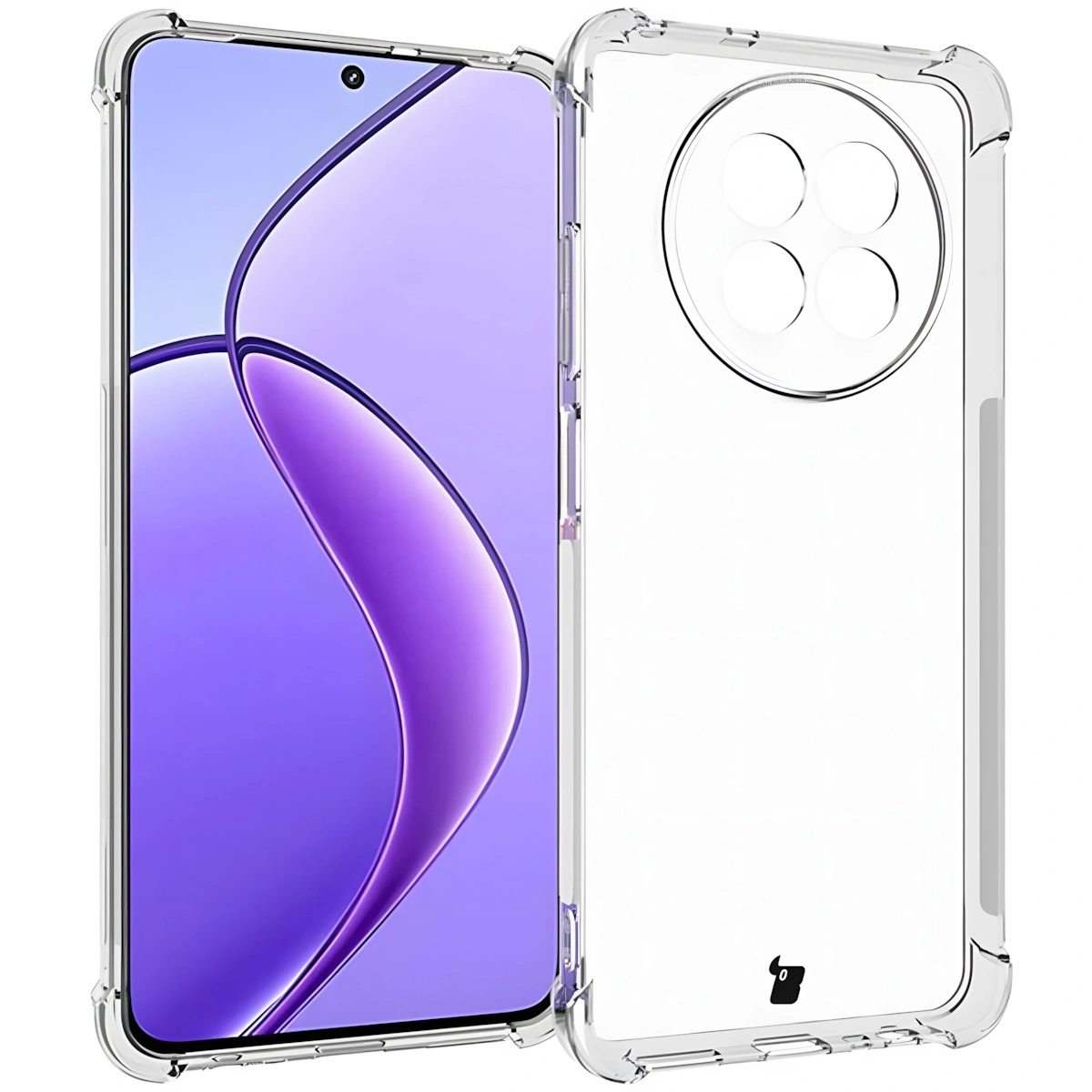 Kryt Bizon Case Clear Pack case + 2x tempered glass Realme 12 / 12x