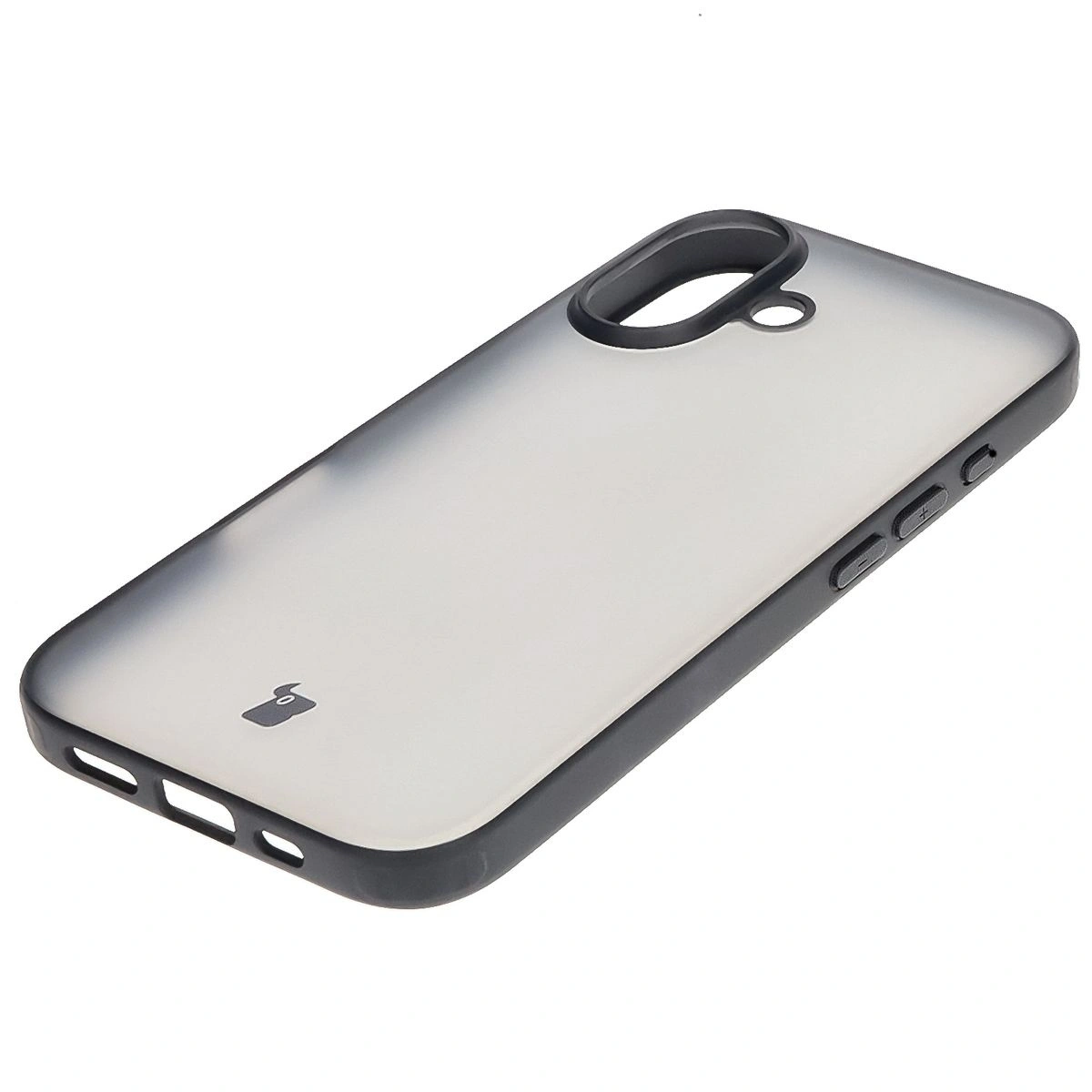Kryt Bizon Case Angelo Apple iPhone 16 smoky with a black frame