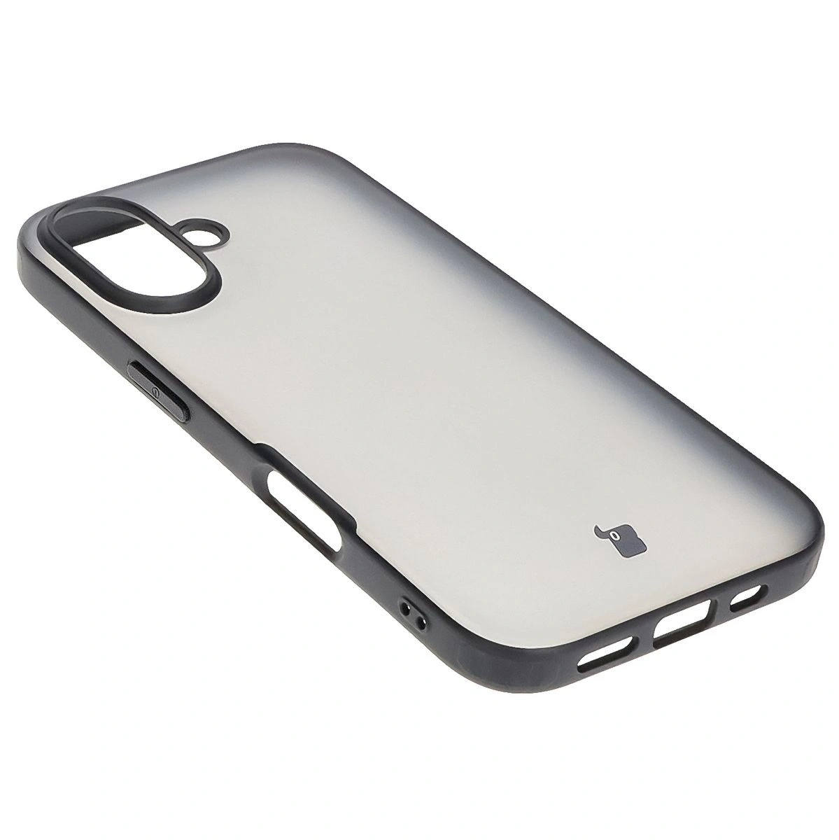 Kryt Bizon Case Angelo Apple iPhone 16 smoky with a black frame