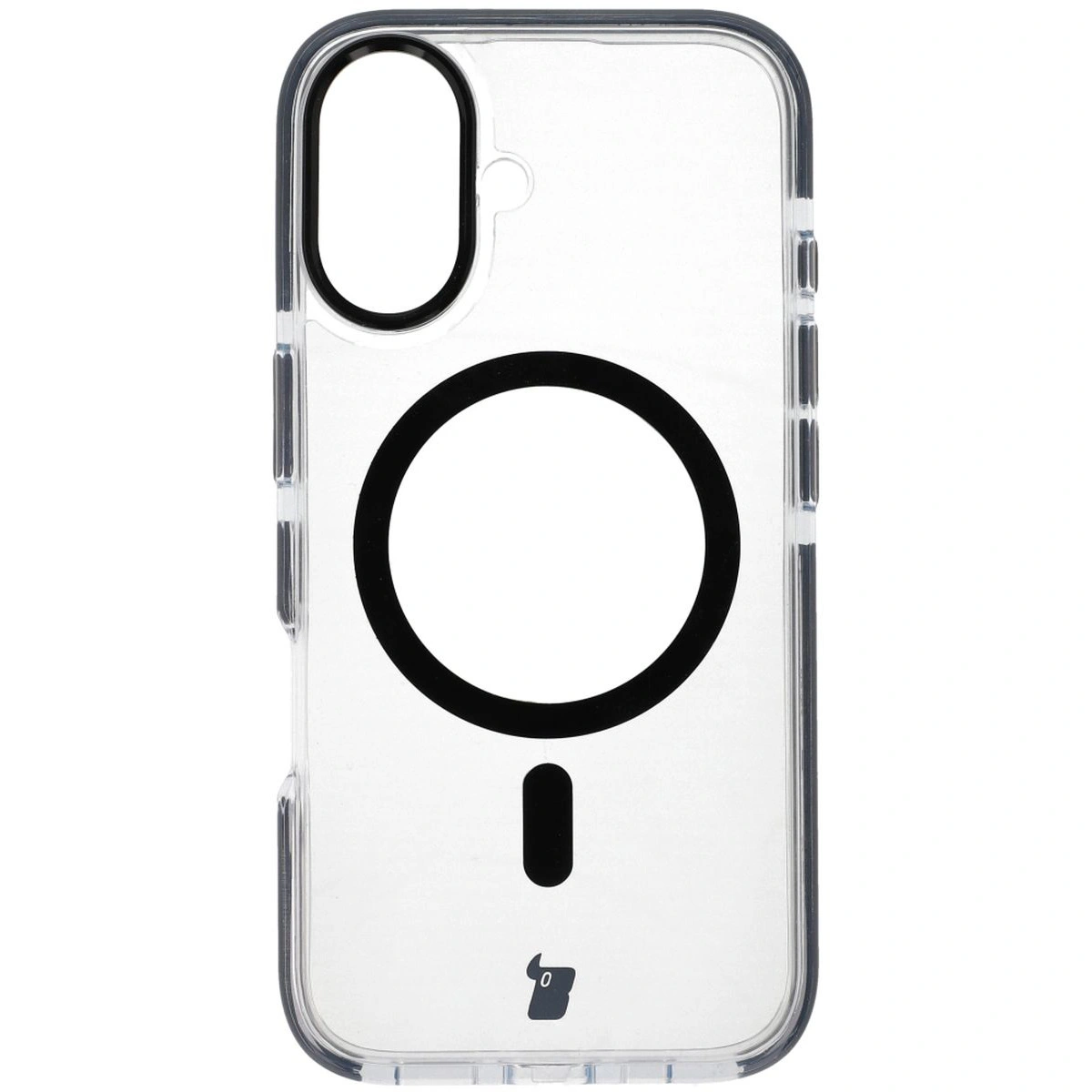 Kryt Bizon Case Marco Apple iPhone 16 clear with black frame