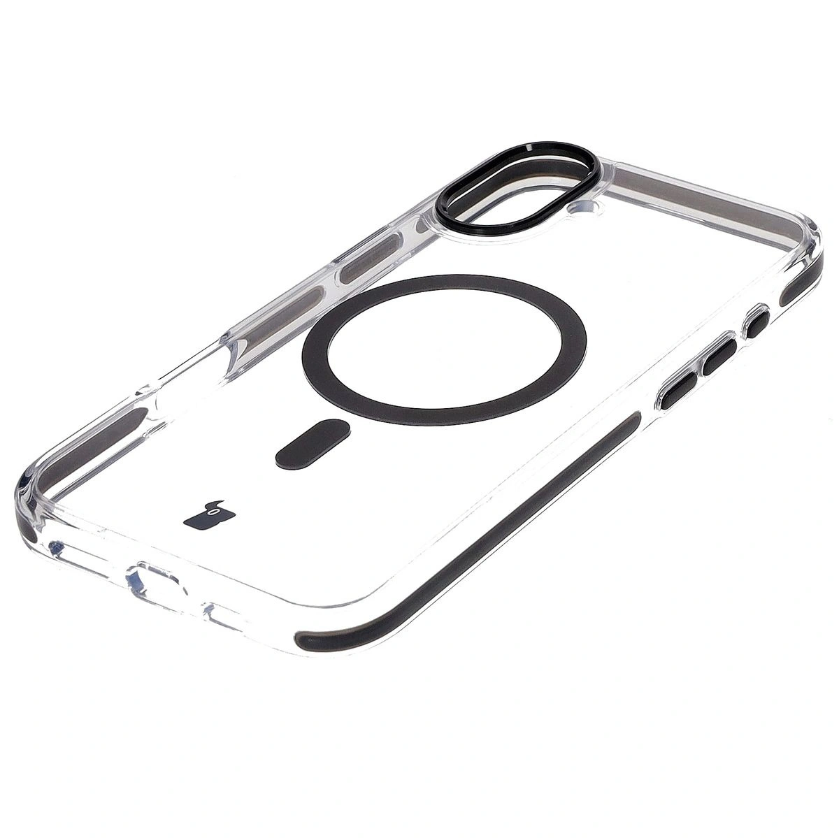 Kryt Bizon Case Marco Apple iPhone 16 clear with black frame