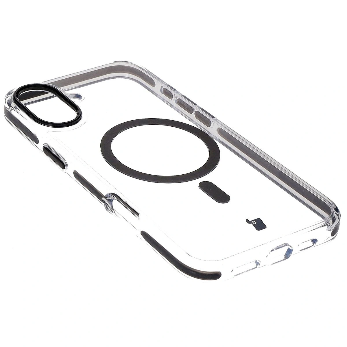 Kryt Bizon Case Marco Apple iPhone 16 clear with black frame