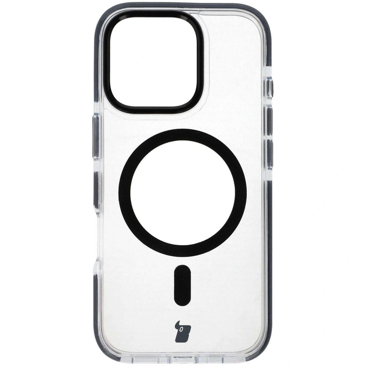 Kryt Bizon Case Marco Apple iPhone 16 Pro clear with black frame