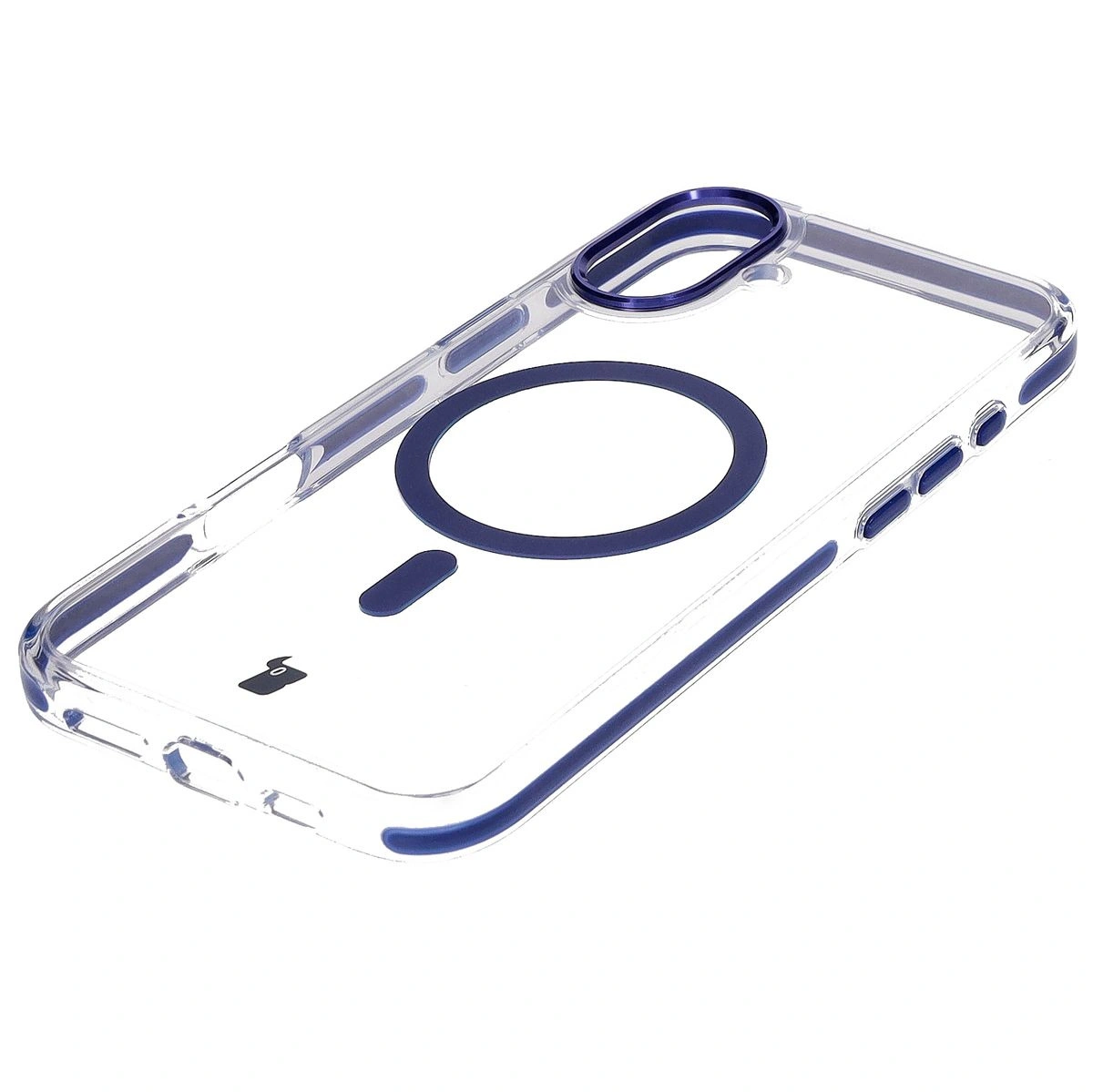 Kryt Bizon Case Marco Apple iPhone 16 clear with blue frame