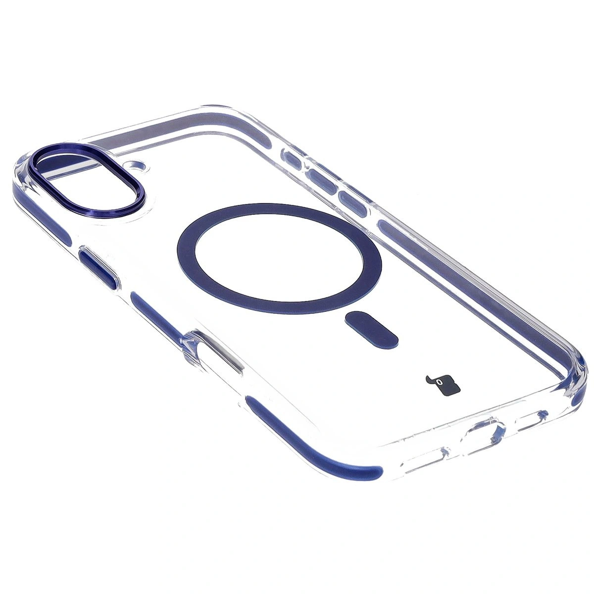 Kryt Bizon Case Marco Apple iPhone 16 clear with blue frame