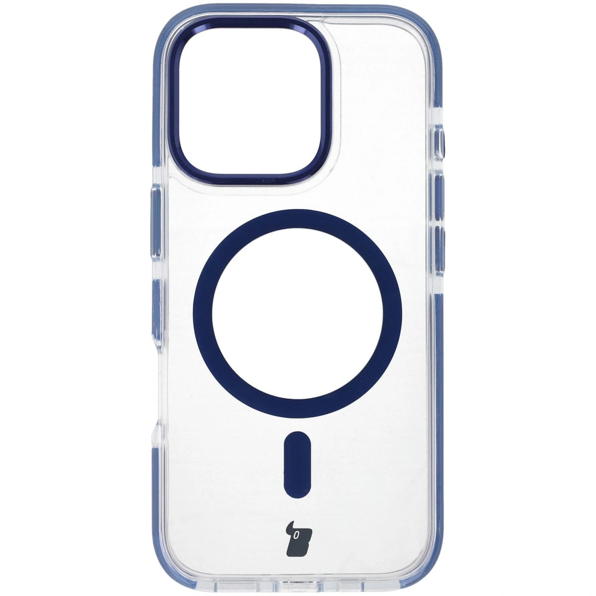Kryt Bizon Case Marco Apple iPhone 16 Pro clear with blue frame