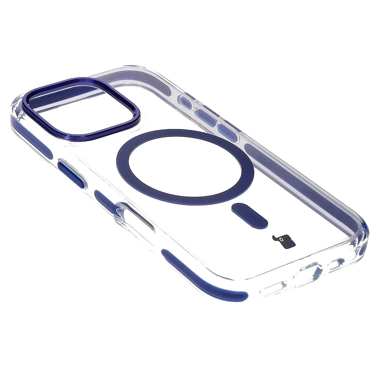 Kryt Bizon Case Marco Apple iPhone 16 Pro clear with blue frame