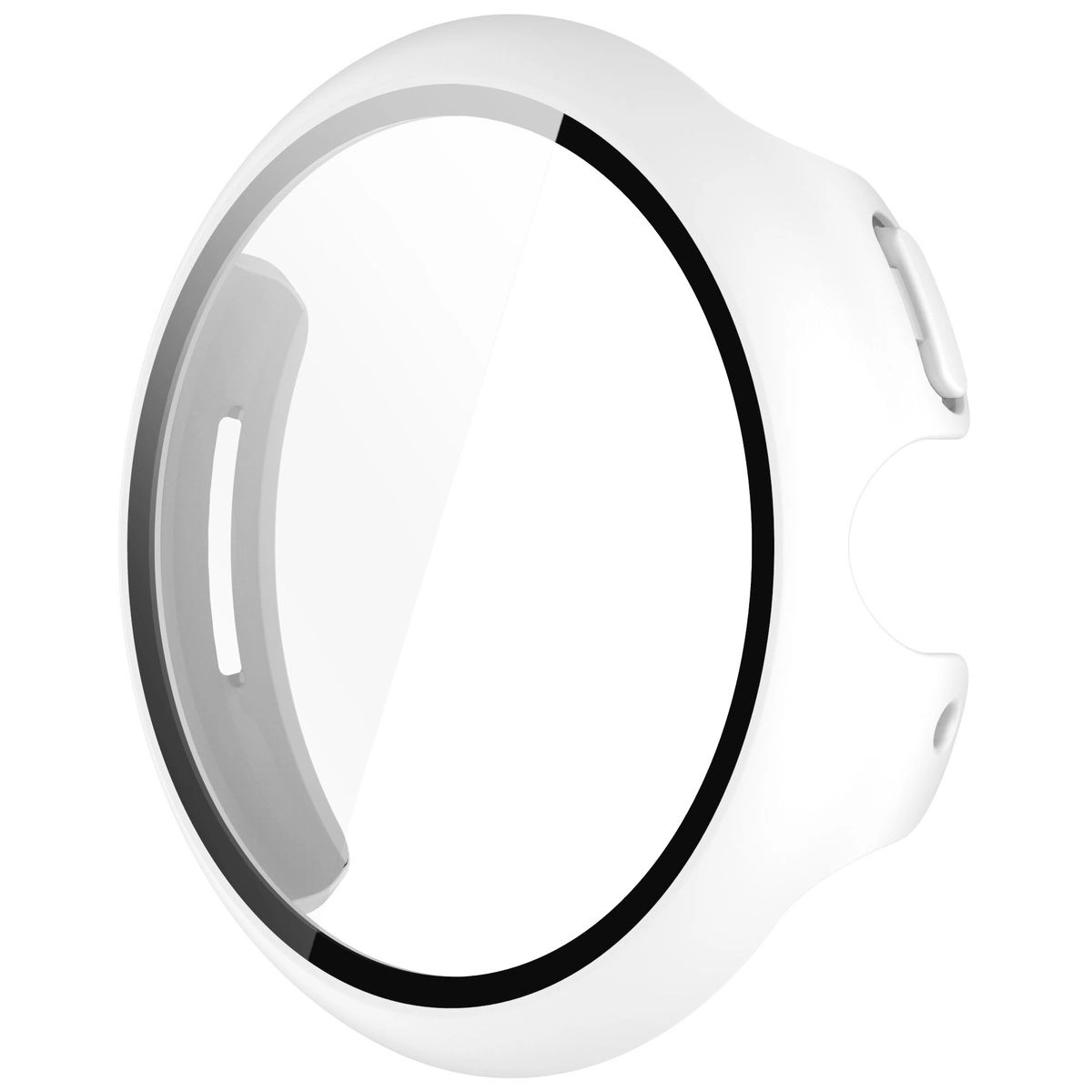 Kryt Bizon Case+Glass Watch Google Pixel Watch 3 45mm white