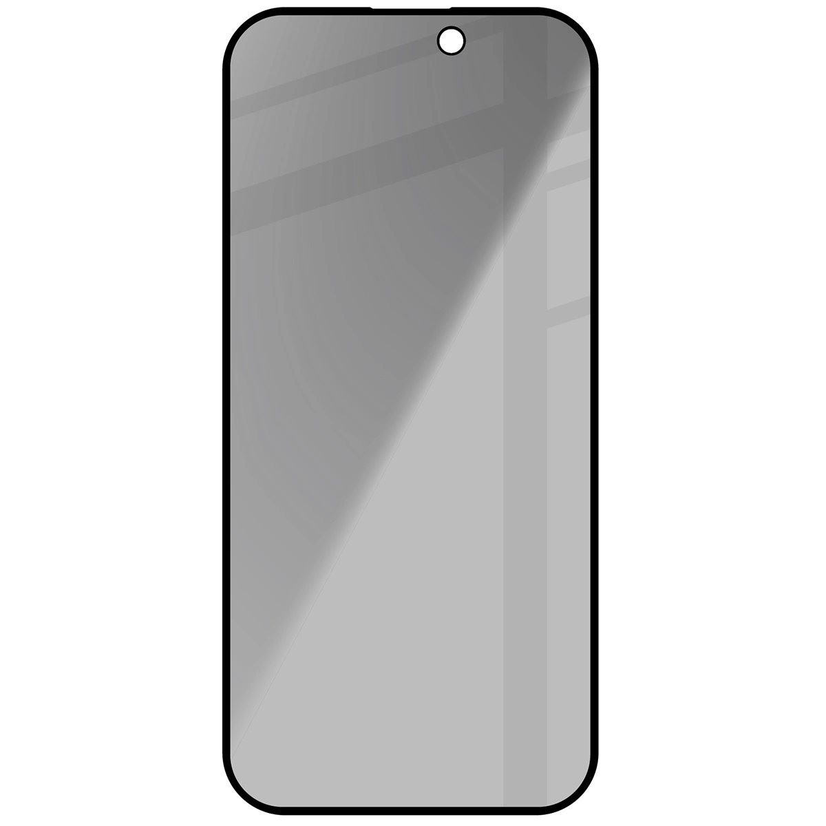 Ochranné sklo Bizon Glass Edge Shadow Apple iPhone 16 Pro tinted with a black frame