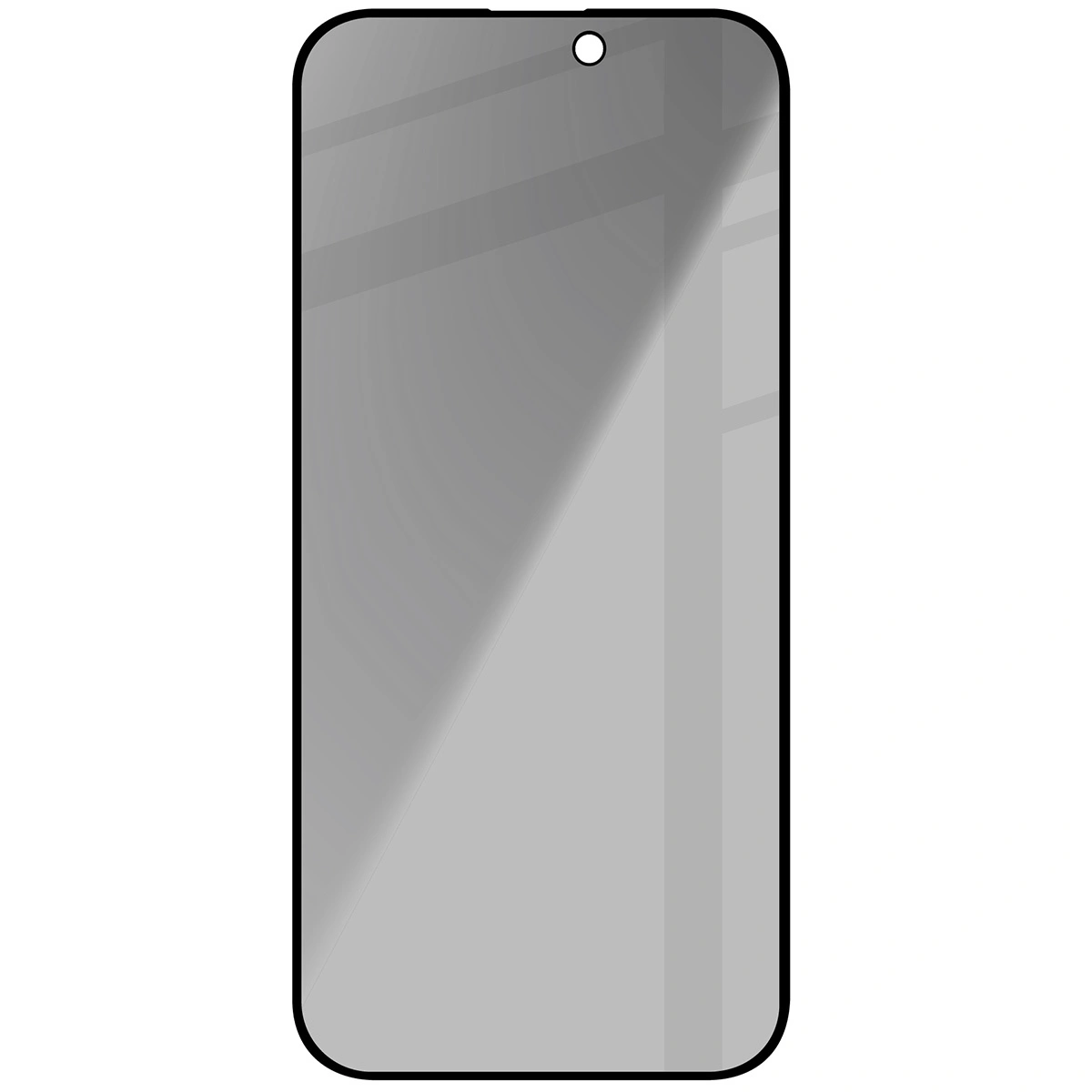 Ochranné sklo Bizon Glass Edge Shadow Apple iPhone 16 Pro Max tinted with a black frame