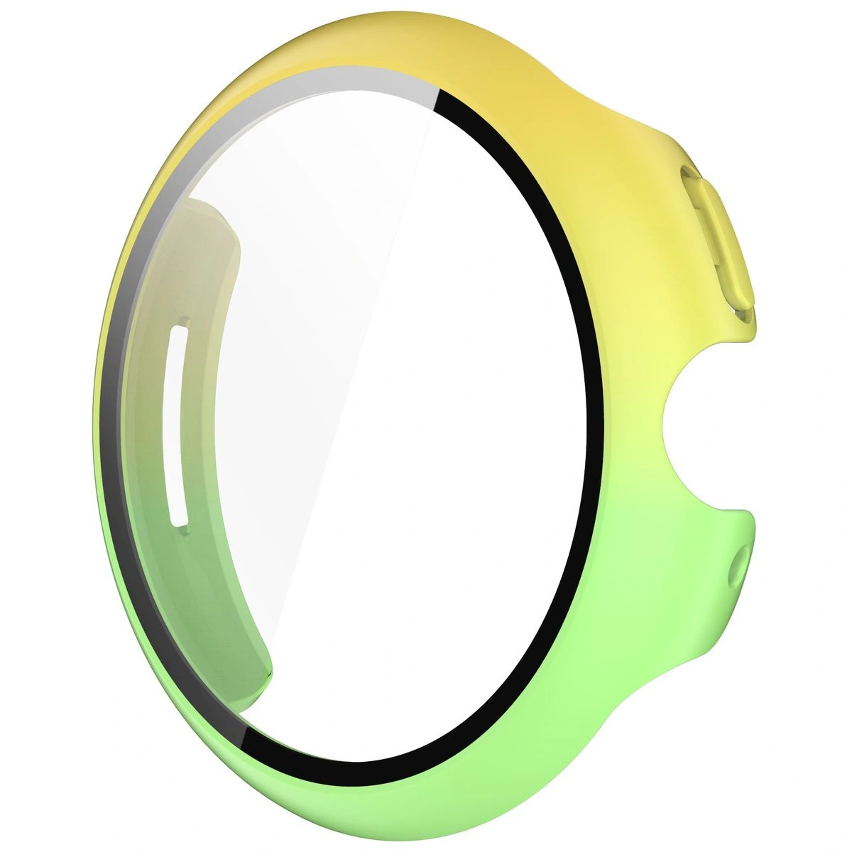 Kryt Bizon Case+Glass Watch Google Pixel Watch 3 41mm yellow-green