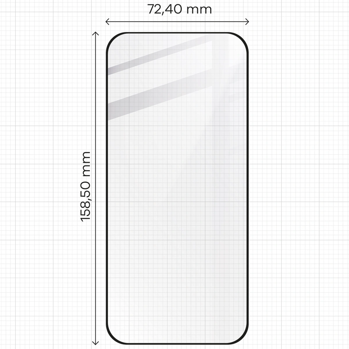 Ochranné sklo Bizon Glass Edge 2 Google Pixel 9 Pro XL black
