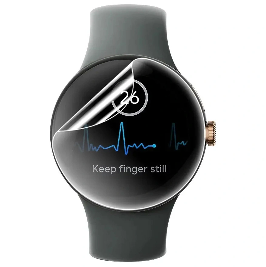 Ochranné sklo Bizon Glass Watch Hydrogel Google Pixel Watch 3 45 mm [2 PACK]