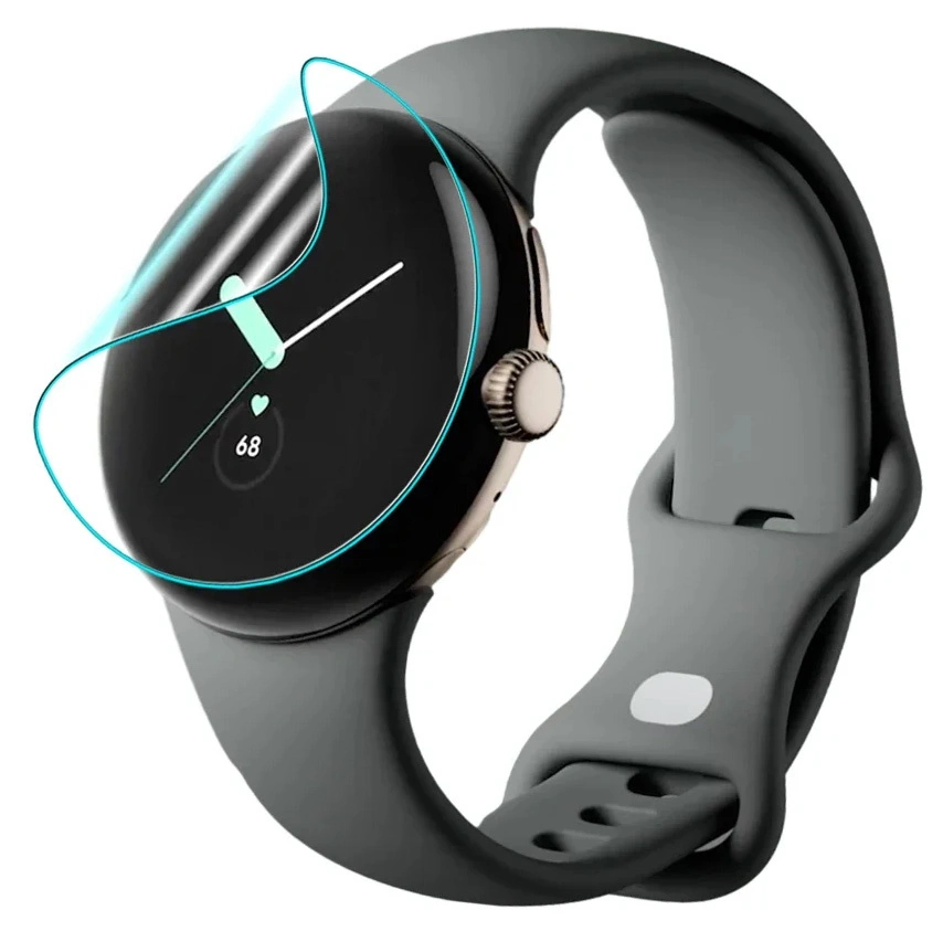 Ochranné sklo Bizon Glass Watch Hydrogel Google Pixel Watch 3 45 mm [2 PACK]