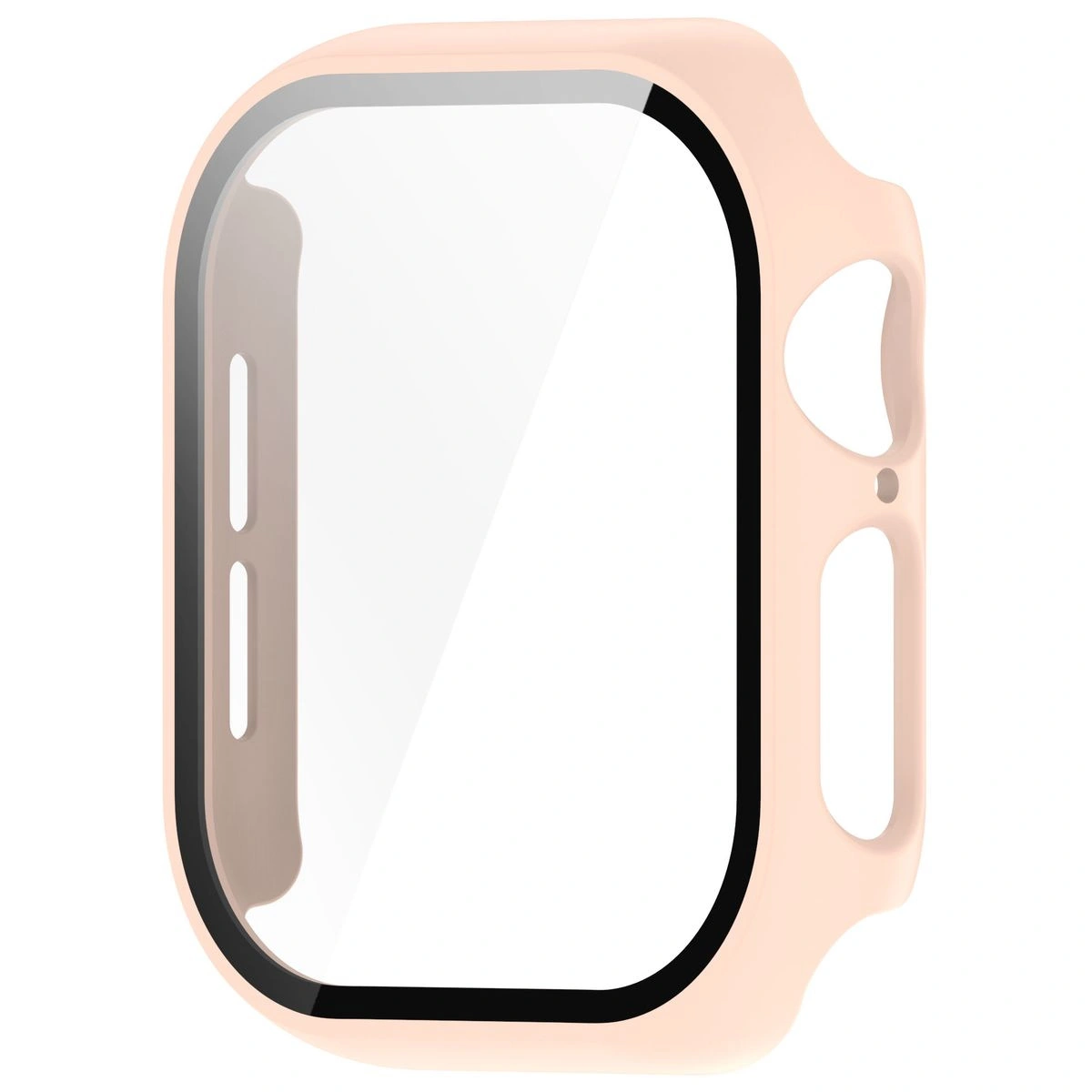 Bizon Case+Glass Watch Apple Watch 10 / 11 42mm pink