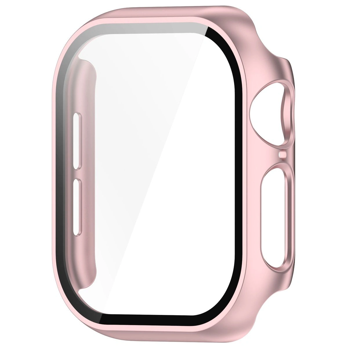 Bizon Case+Glass Watch Apple Watch 10 / 11 42mm light pink