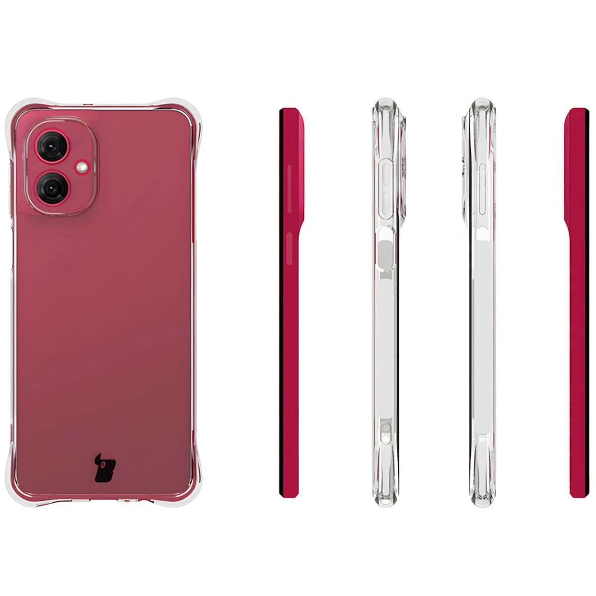 Kryt Bizon Case Salpa Motorola Moto G55 5G clear